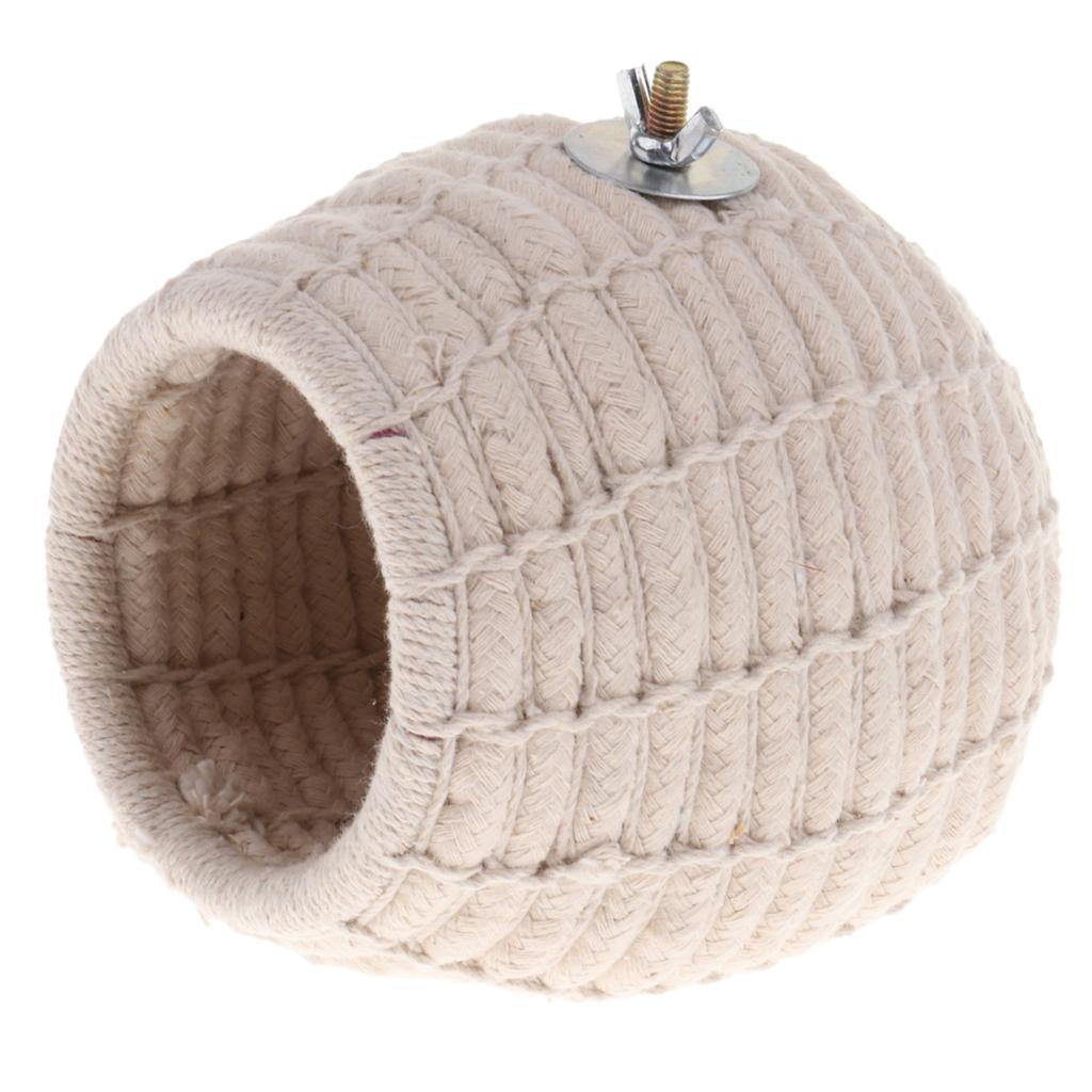 Handmade Weave Straw Rope Nests Birds Breeding Hatching Nest Cotton rope