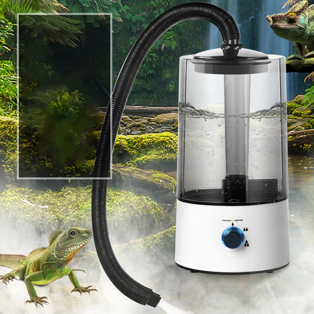 Terrarium Reptile Humidifier Mister Fog Machine Water Tank for Lizard Herps