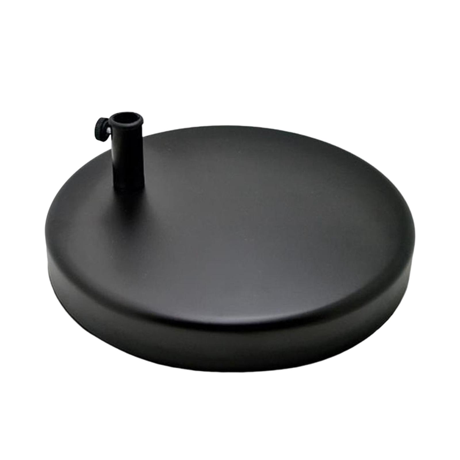 Metal Lamp Base Black