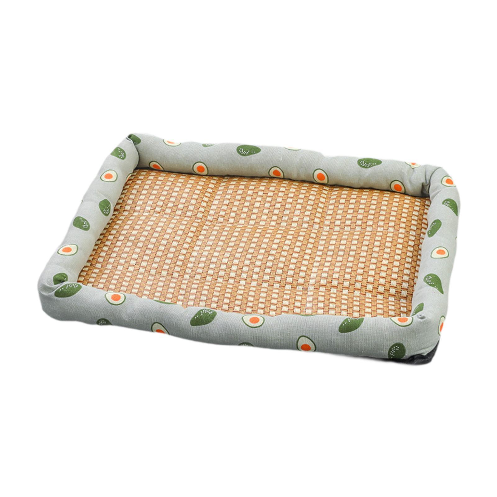 Pet Cooling Mat Outdoor Indoor Self Cooling Pad Cool Mat for Cats Puppy Avocado 40x30cm