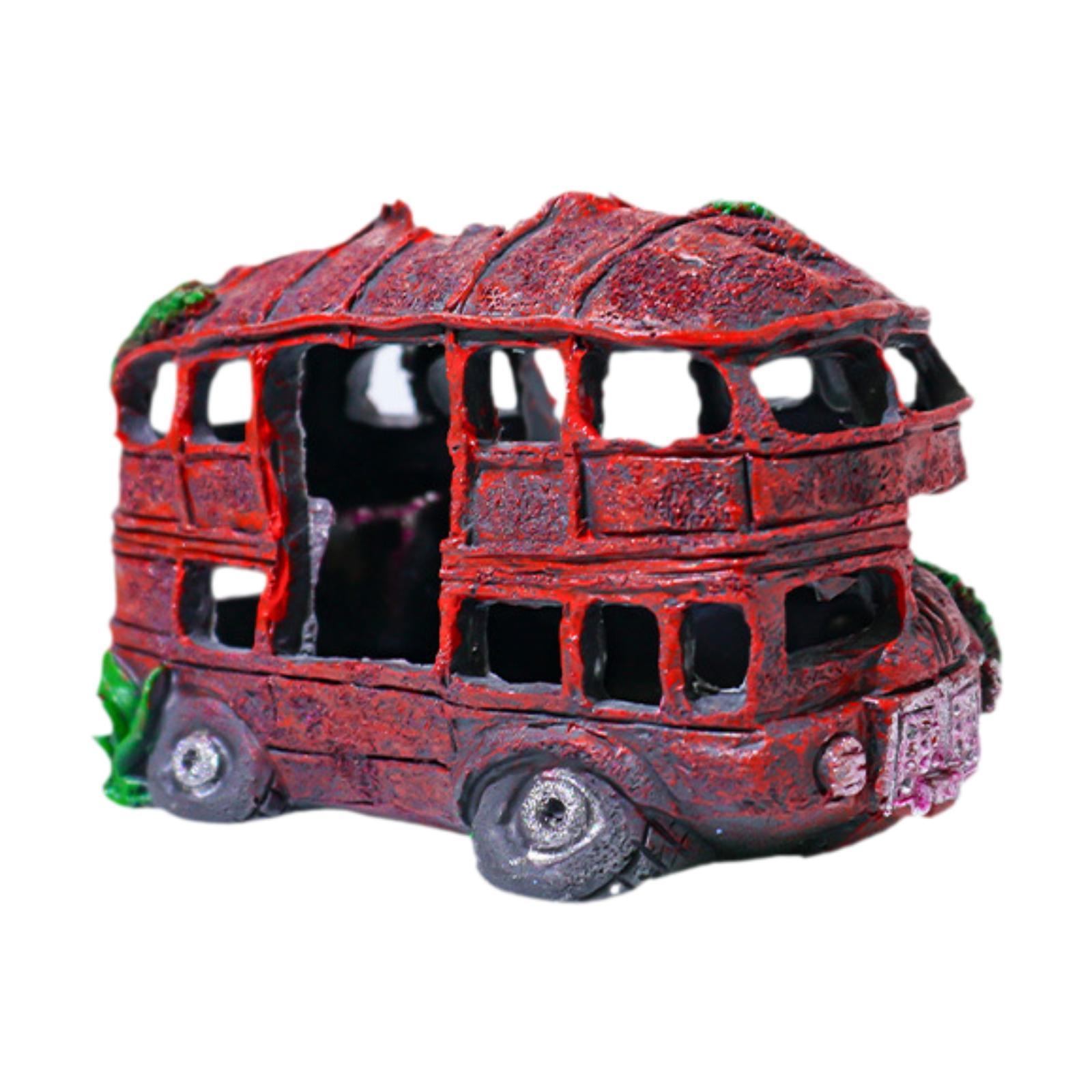 Aquarium Ornament Resin Auto Wreck