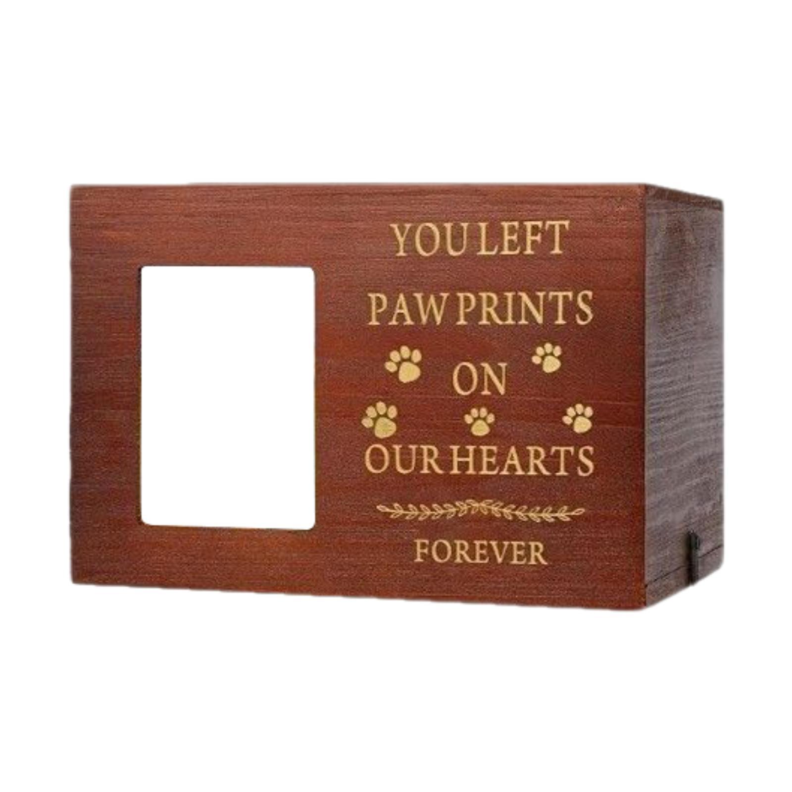 Wooden Pet Urn Photo Frame