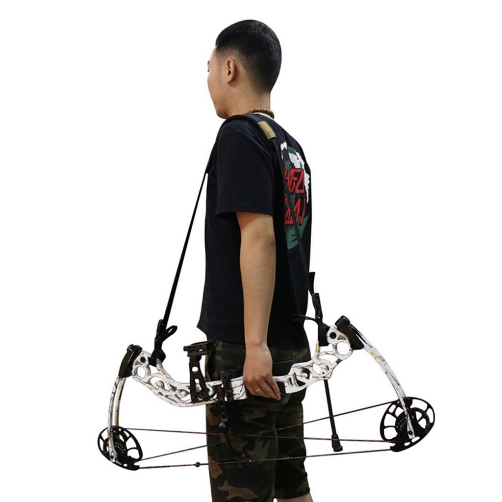Compound Bow Sling Stretch Shoulder Strap Belt Archery Accessory
