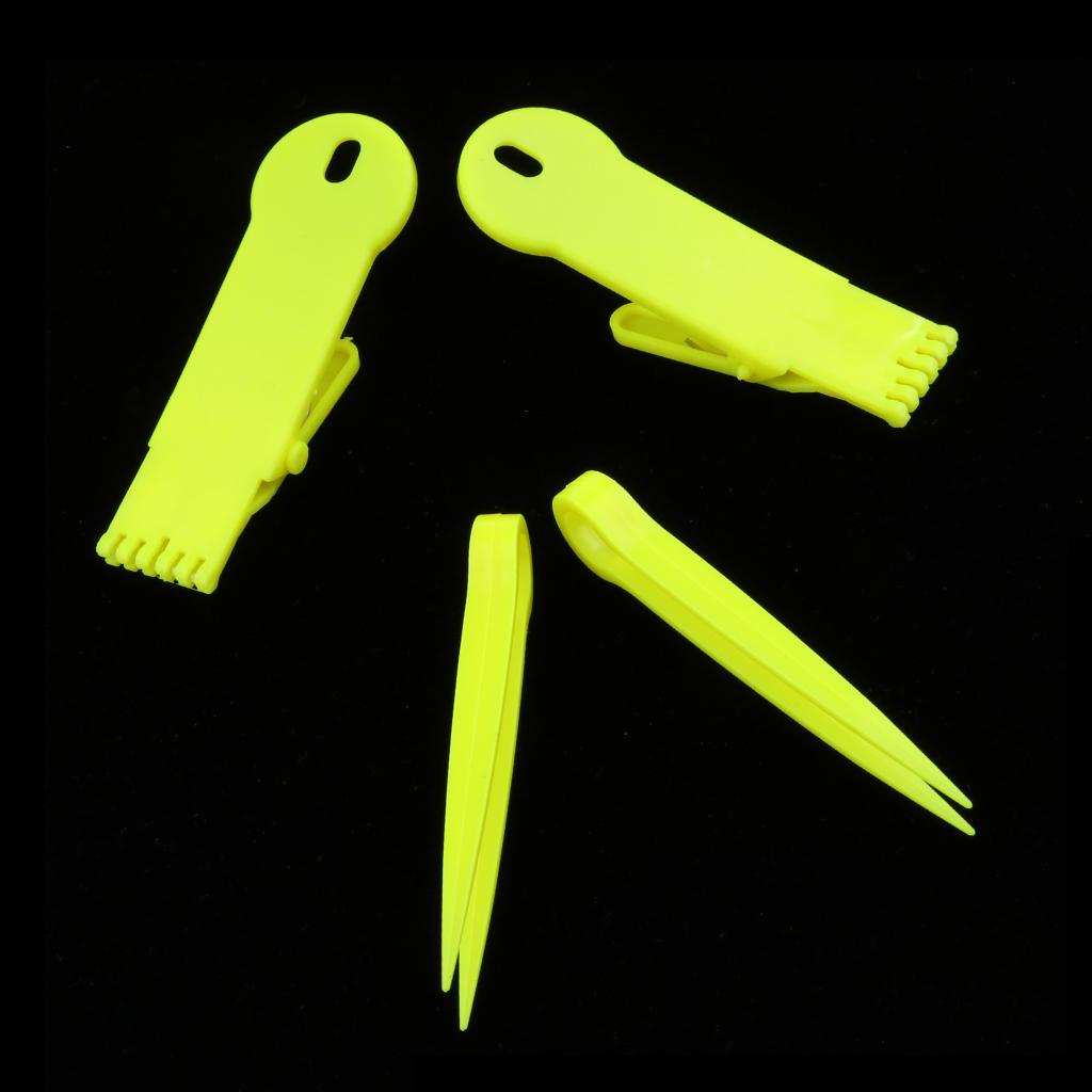 2x Fishing Bait Clip Live Earthworm Bloodworm Clip Fishing Gear