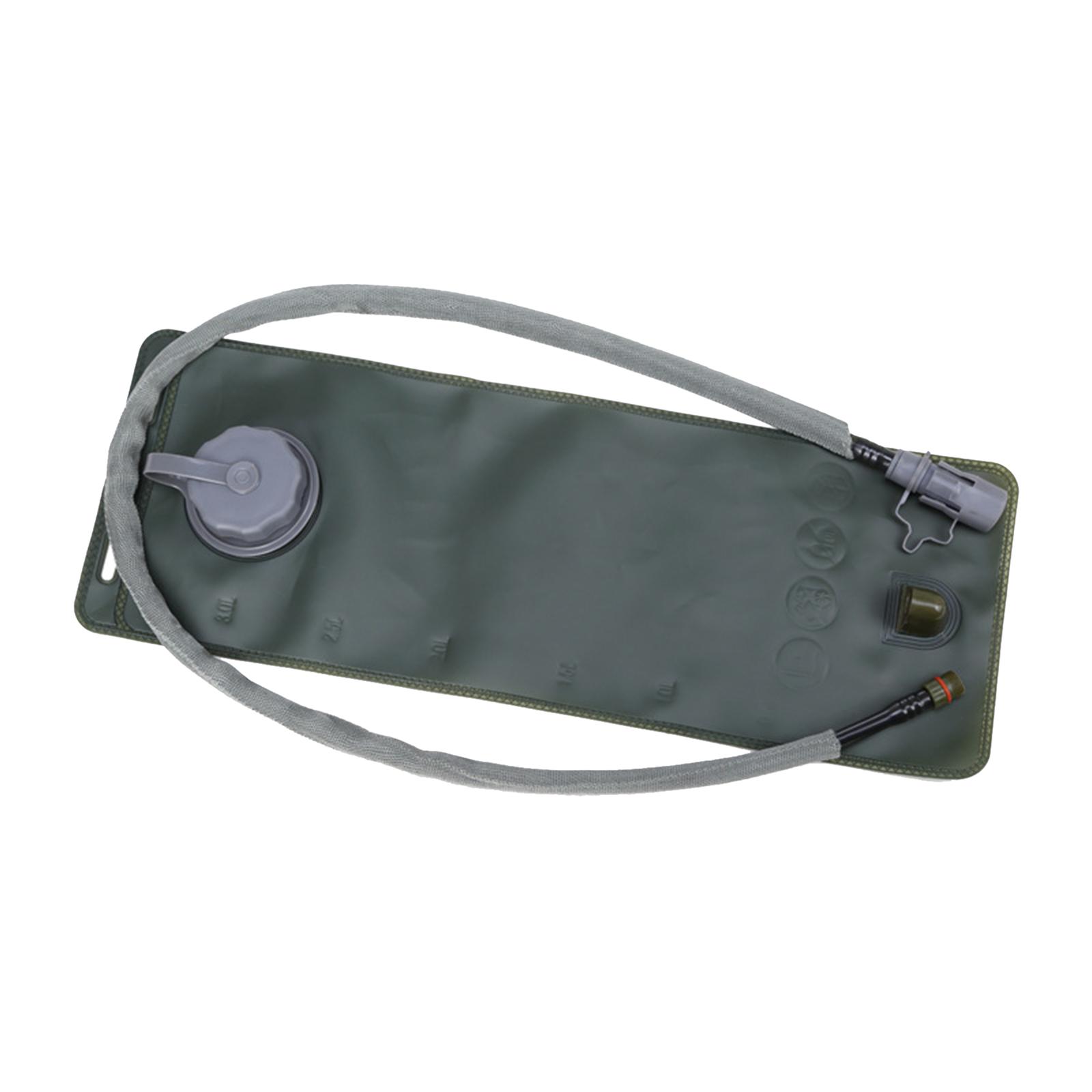 Water Bladder Hydration Pack Bag Backpack Water Storage Gray 3L 16x45cm