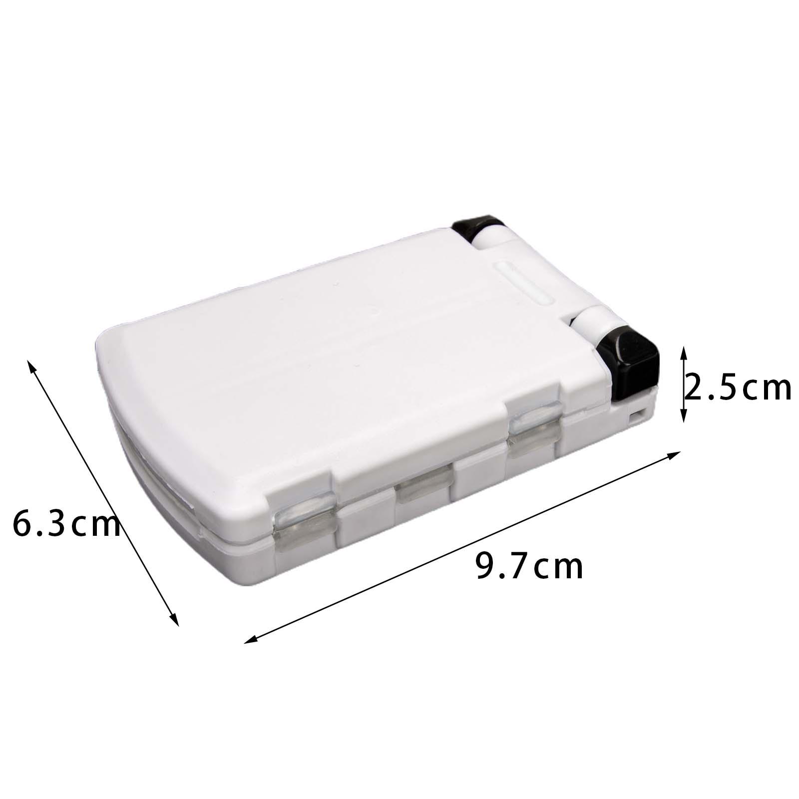 4xFishing Box Multifunction Fishing Tackle Box for Sinkers Hooks Fishing Lures