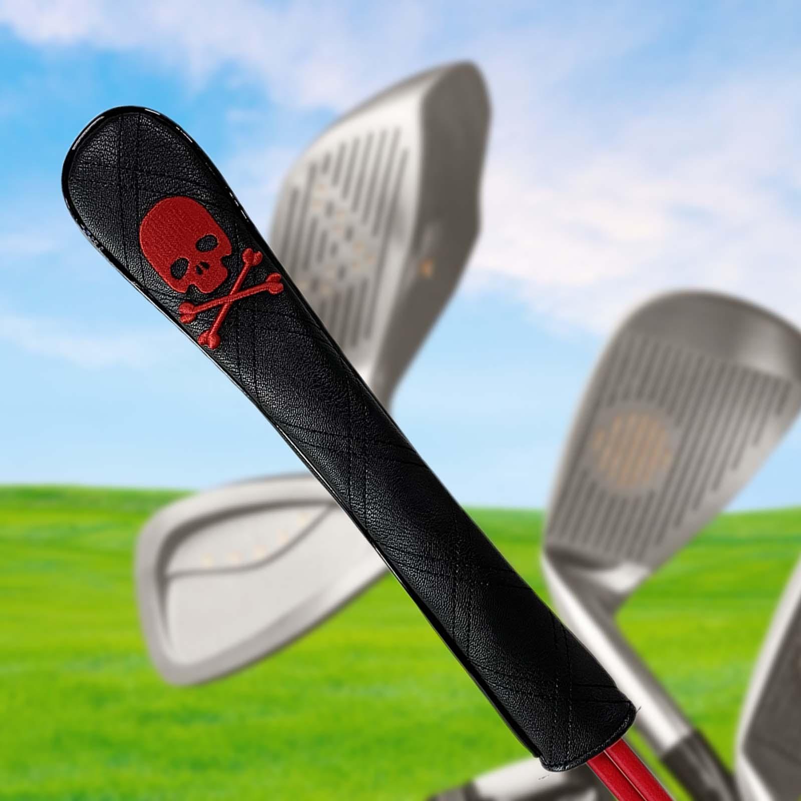 Golf Alignment Stick Headcover Case Holder Practice Swing Trainer Cover Black