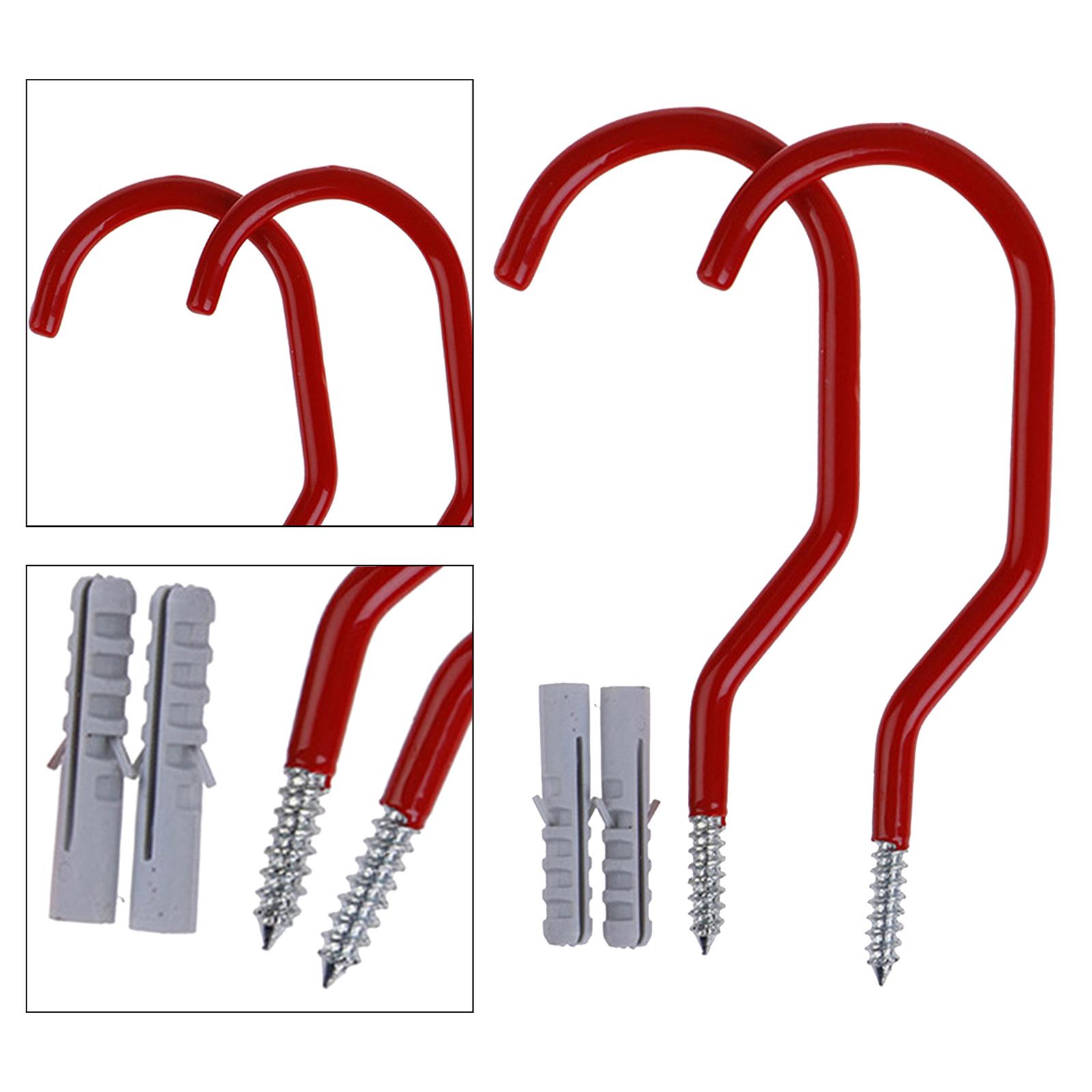 Bike Hooks Garage Utility Hooks for Extension Hanging Plants Hanging Bicycle