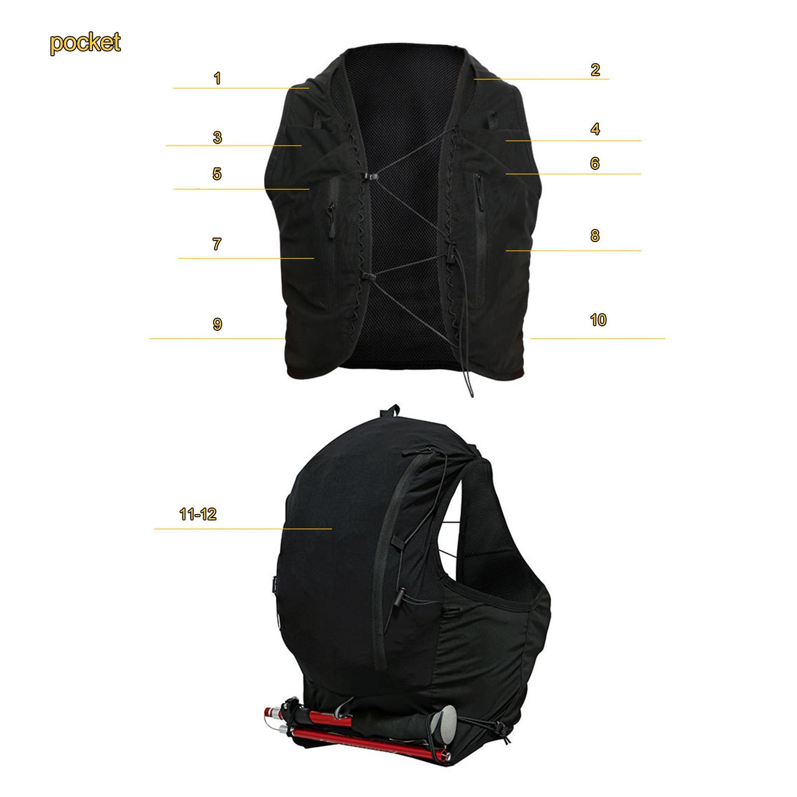 Hydration Vest Daypack Lightweight Hydration Pack for Jogging Hiking Cycling XXL