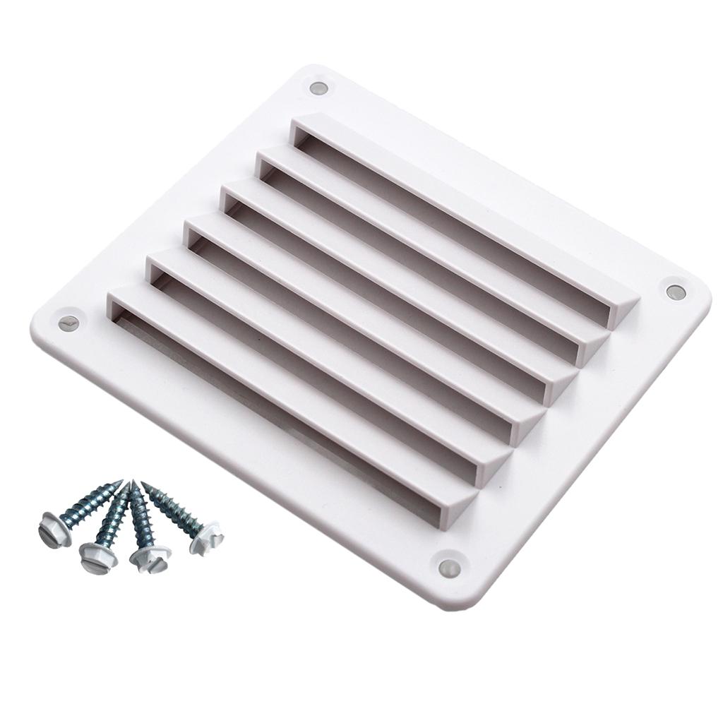 ABS  Rectangular Louvered Vent For RV Boat Marine - 140mm X 125mm