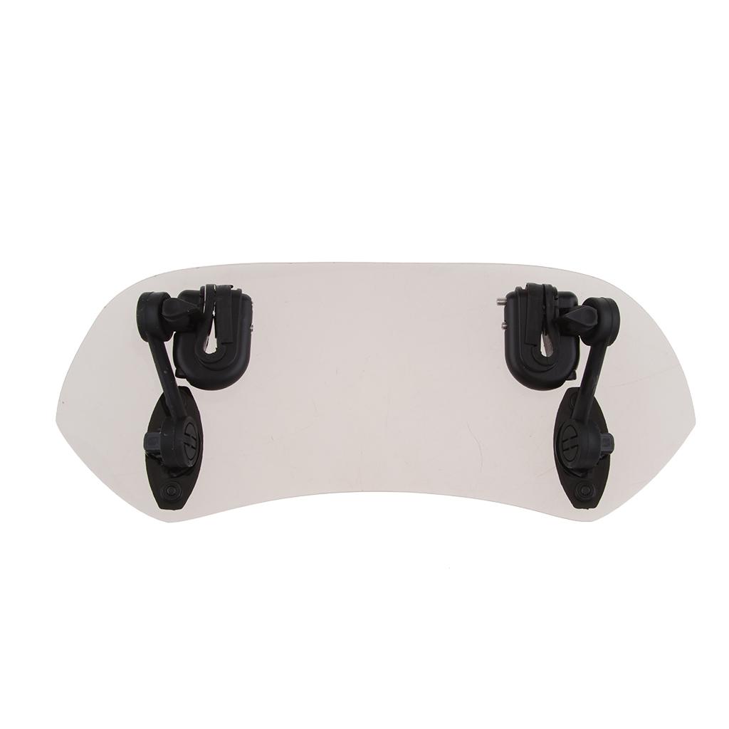 Motorcycle Fairing Windshield Extension Spoiler Air Wind Windscreen 28cm