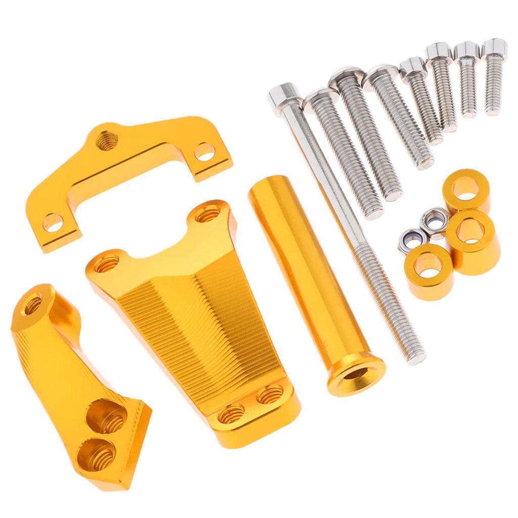 Motorcycle Steering Stabilizer Damper Bracket Mount Kit for Kawasaki Golden