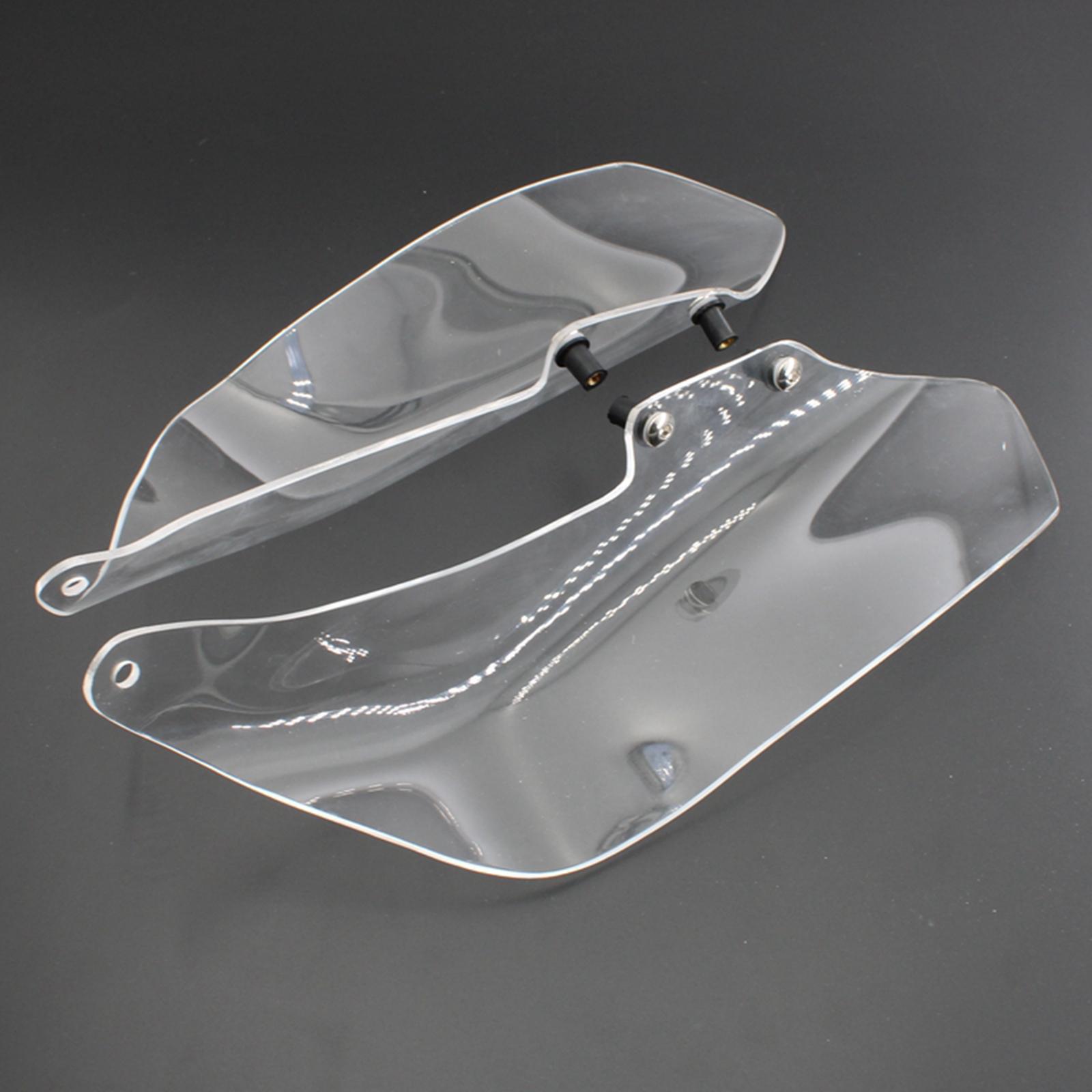 ABS Handguard Windshield Deflector for Yamaha XT1200Z 2012 2013 clear