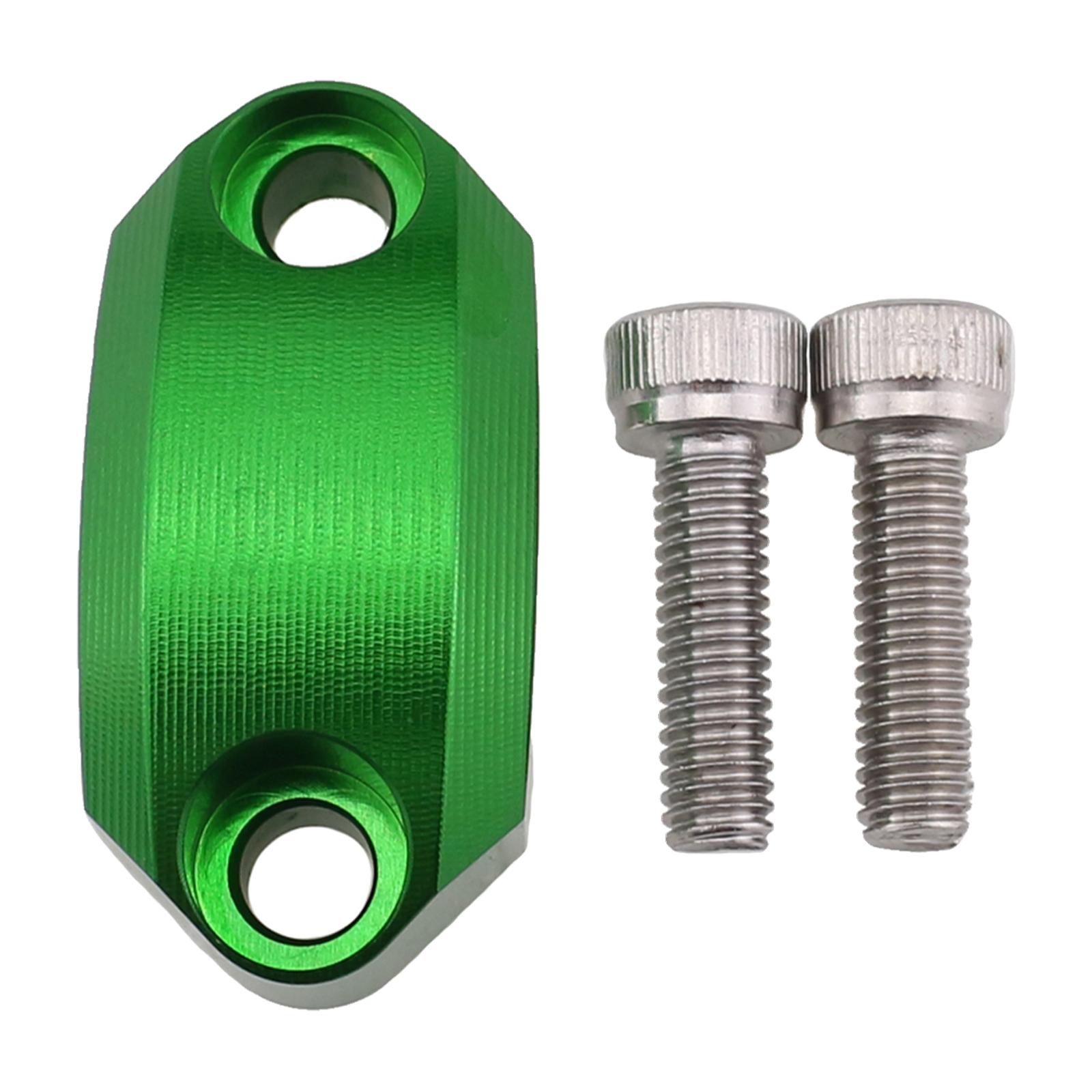 Motorcycle Master Cylinder Clamp Cover for 22mm Handlebar Supplies Green