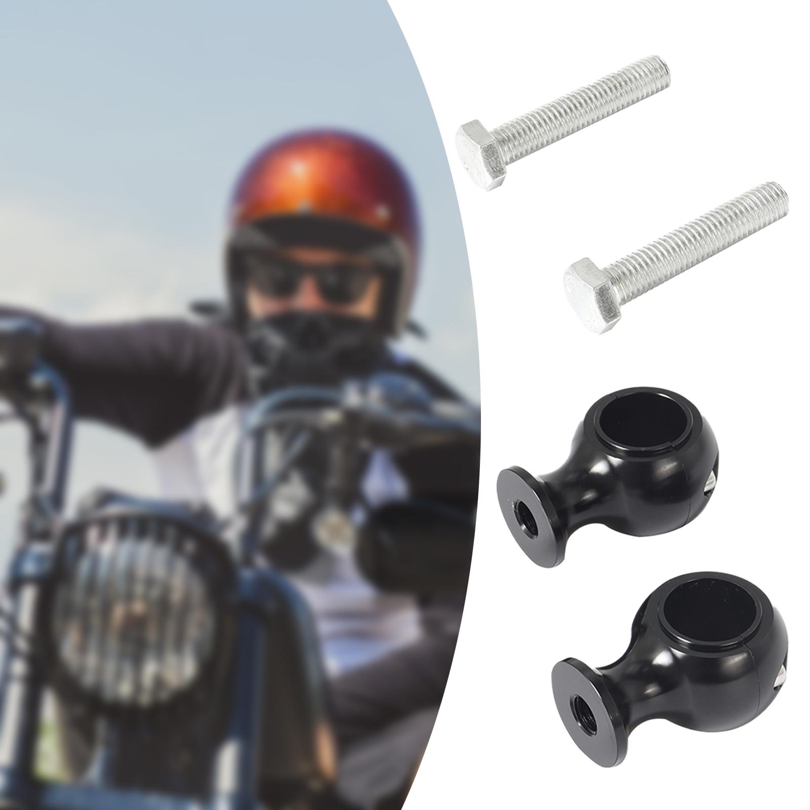 Motorcycle Handlebar Risers 25mm Replace Harley Other Handlebar Black
