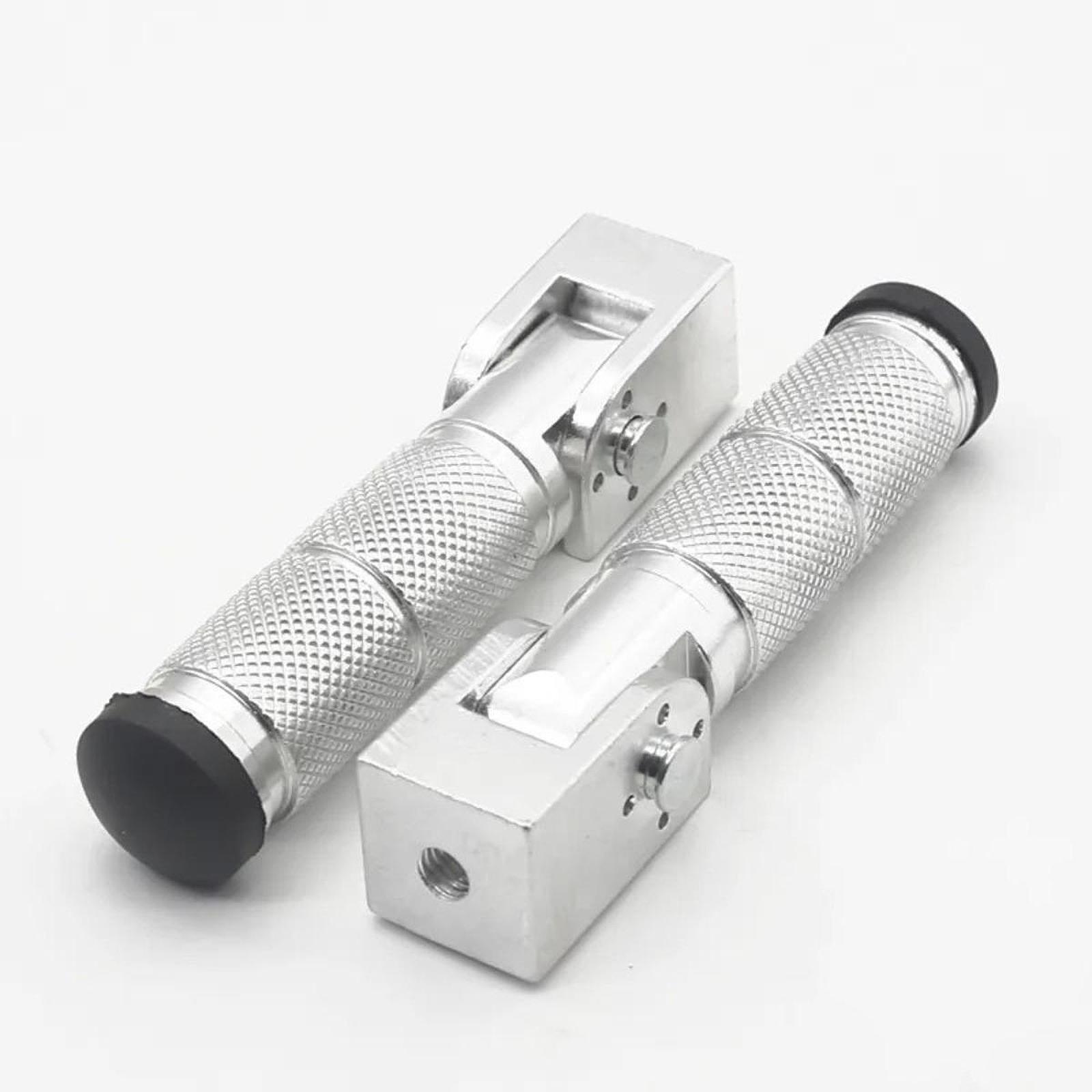 2Pcs Motorcycle Footpegs Easy Installation Wear Resistant Replaces Footrests