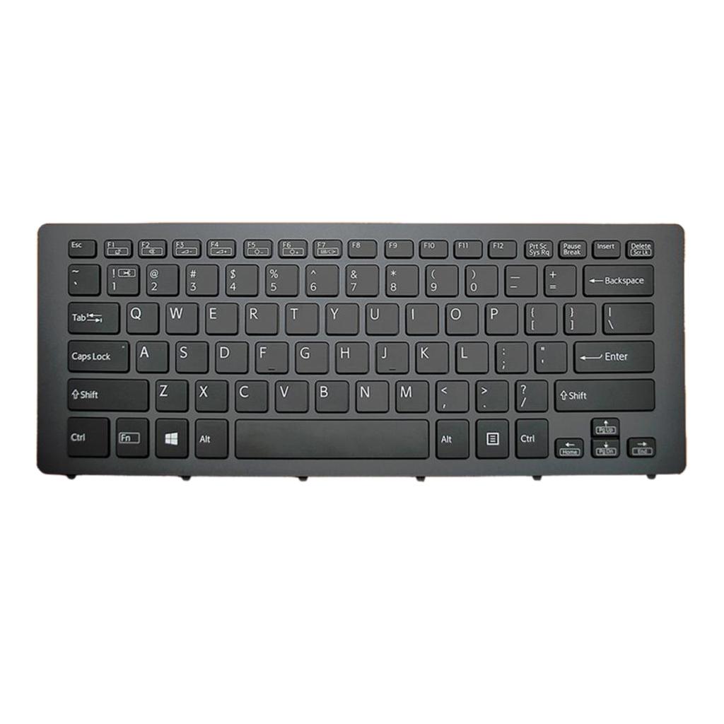 New Laptop Full Keyboard Replacement Part Black for Sony SVF15N Series