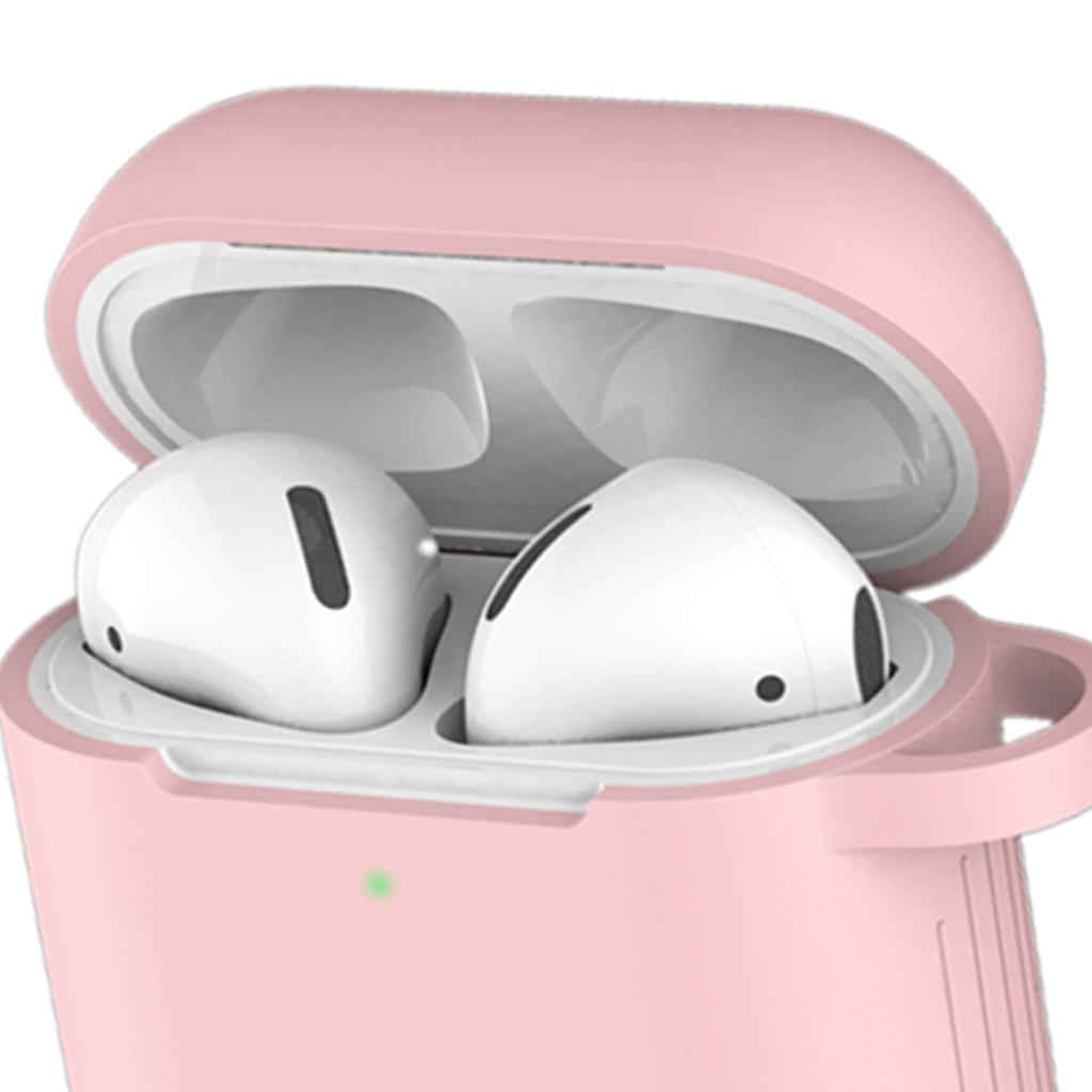 Anti-shock Earphone Case Cover Protection Waterproof For Airpods Light Pink