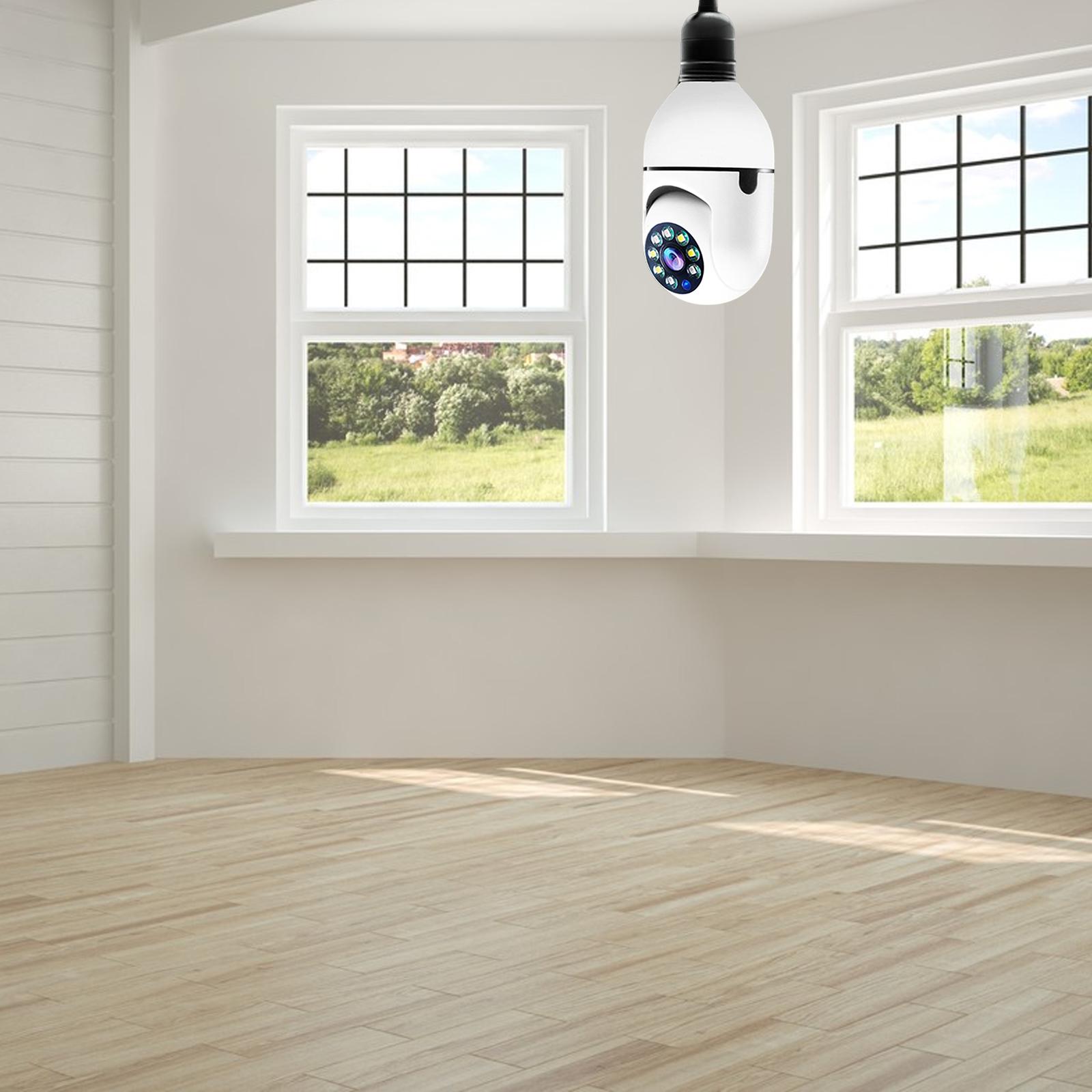 WiFi Camera Light Bulb 1080P HD IP Security Camera Wireless Waterproof IP66