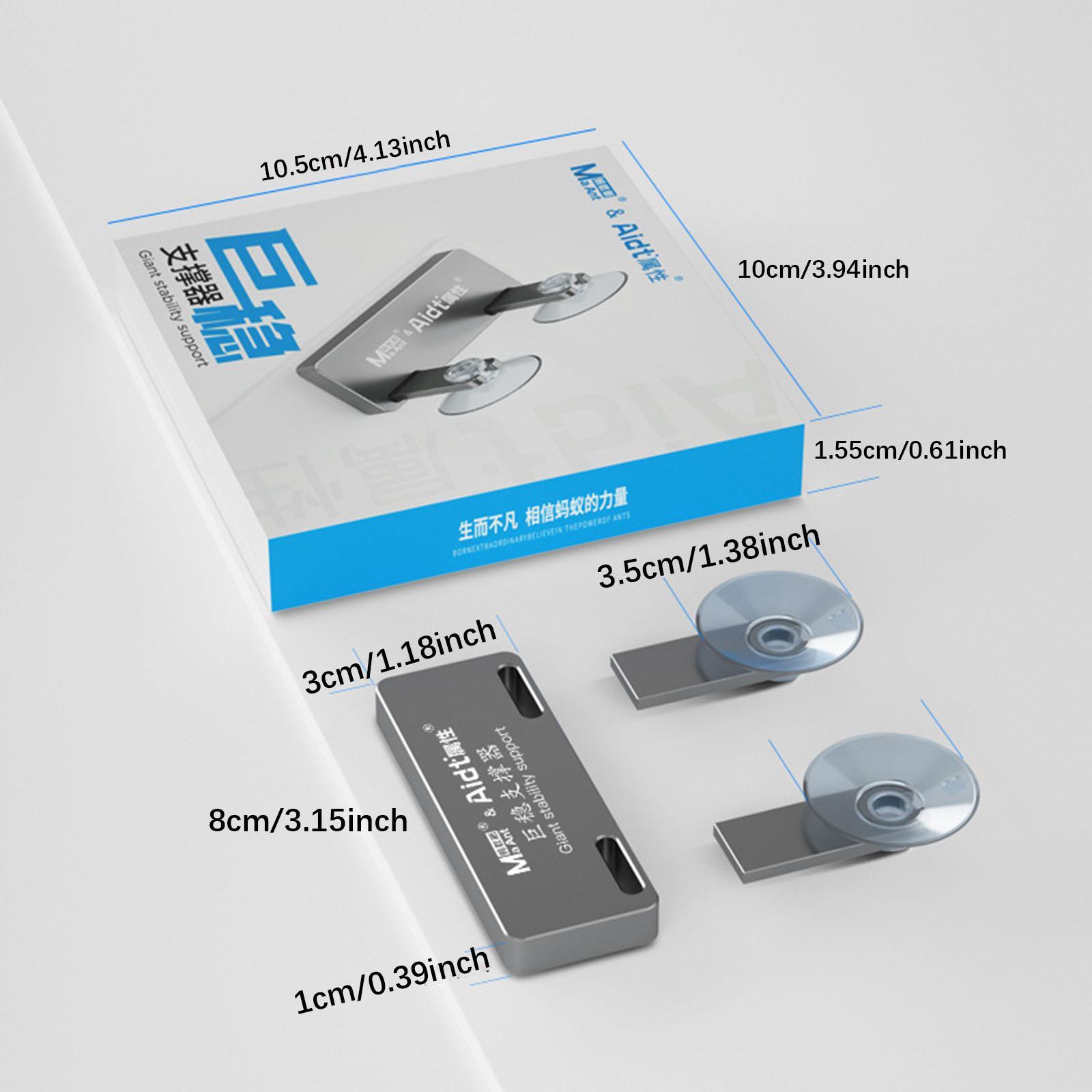 Phone Screen Separator Fixture with Suction Cup Multifunctional Side Mounted