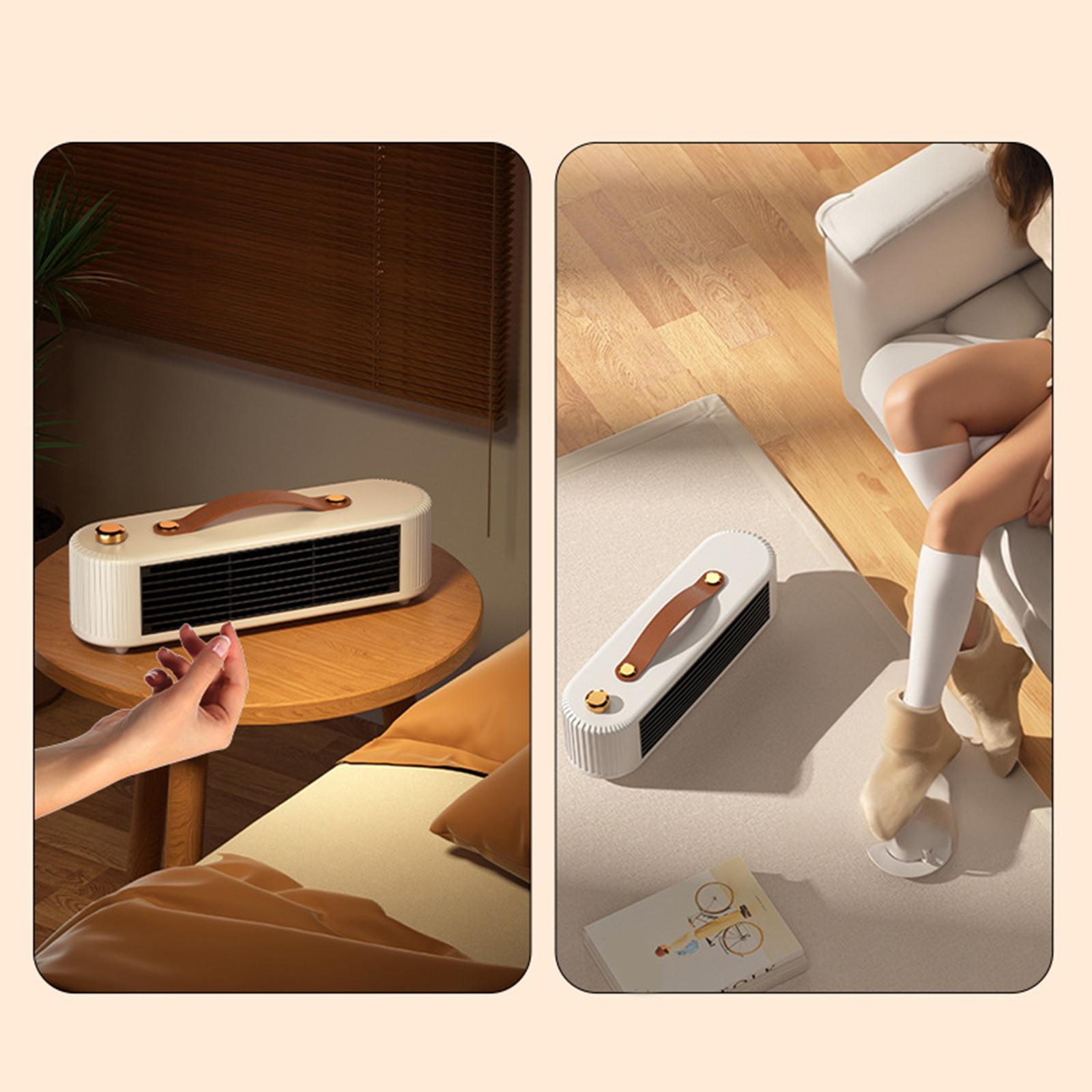 Portable Electric Space Heater Personal Heater US Standard Plug White