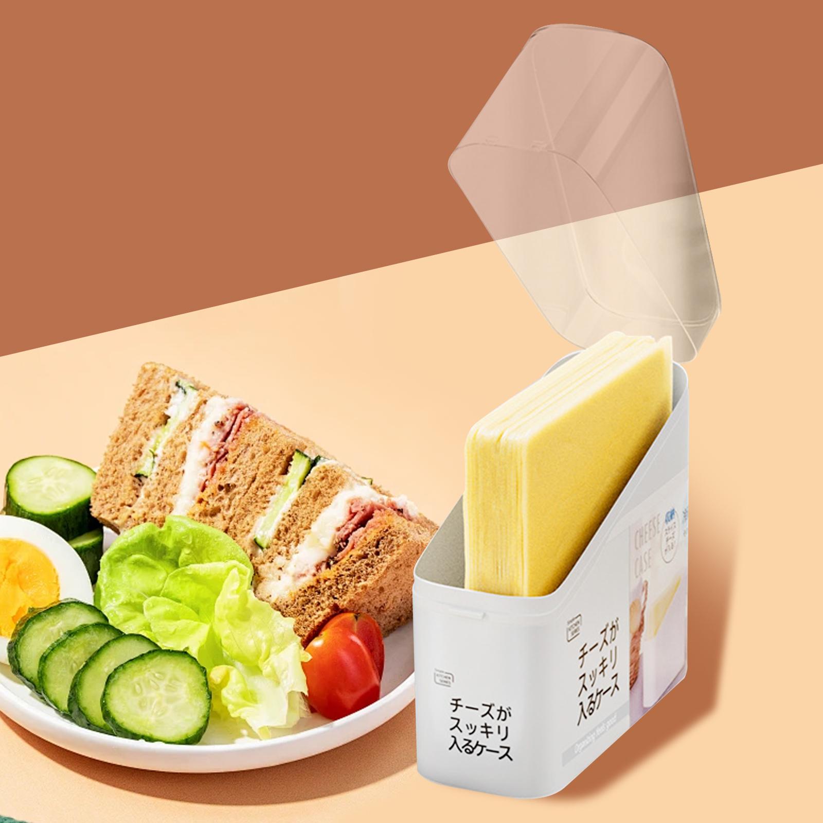 Cheese Container for Fridge Accessories Cheese Container Cheese Slice Holder