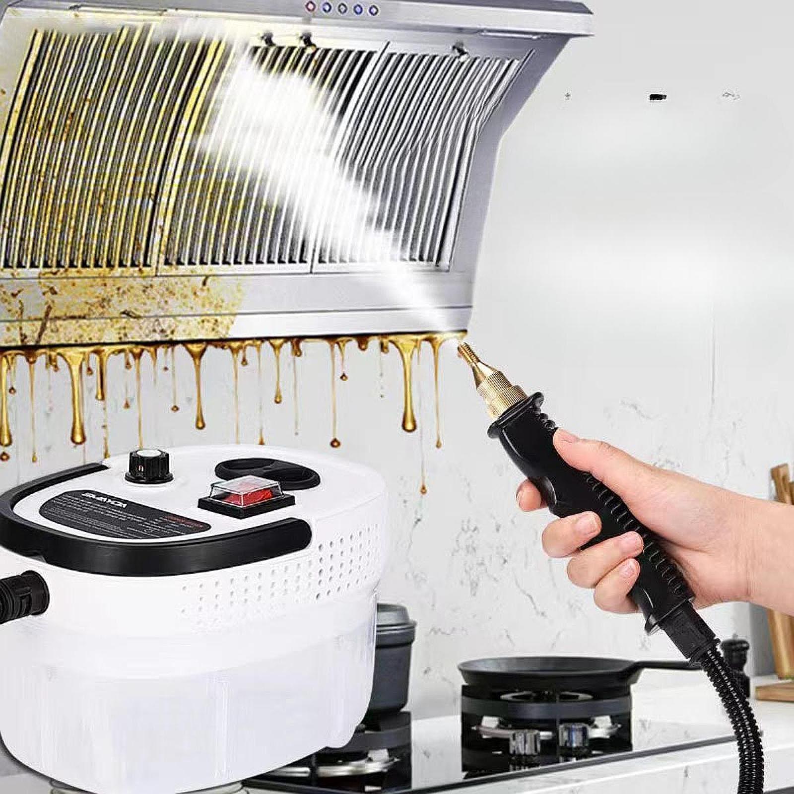 Handheld Steam Cleaner Pressurized Steam Cleaner for Automobile Tile Bedroom white