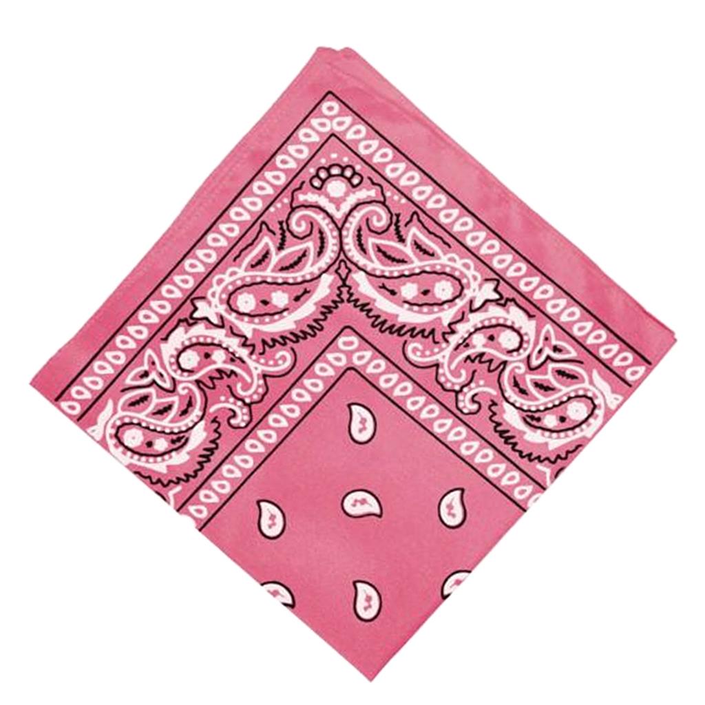 4-pack Unisex Cotton Paisley Bandana Cowboy Head Scarf Head Wrap 