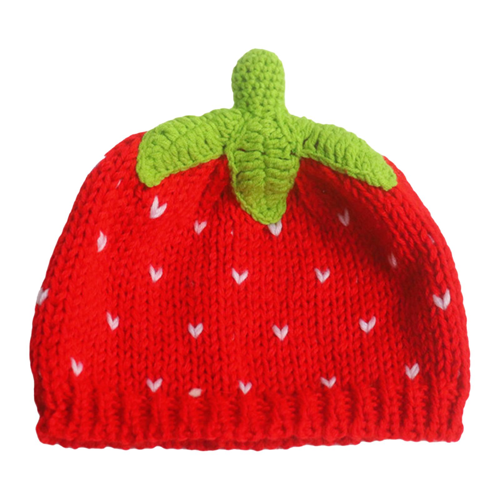 Strawberry Hat Winter Warm Hat
