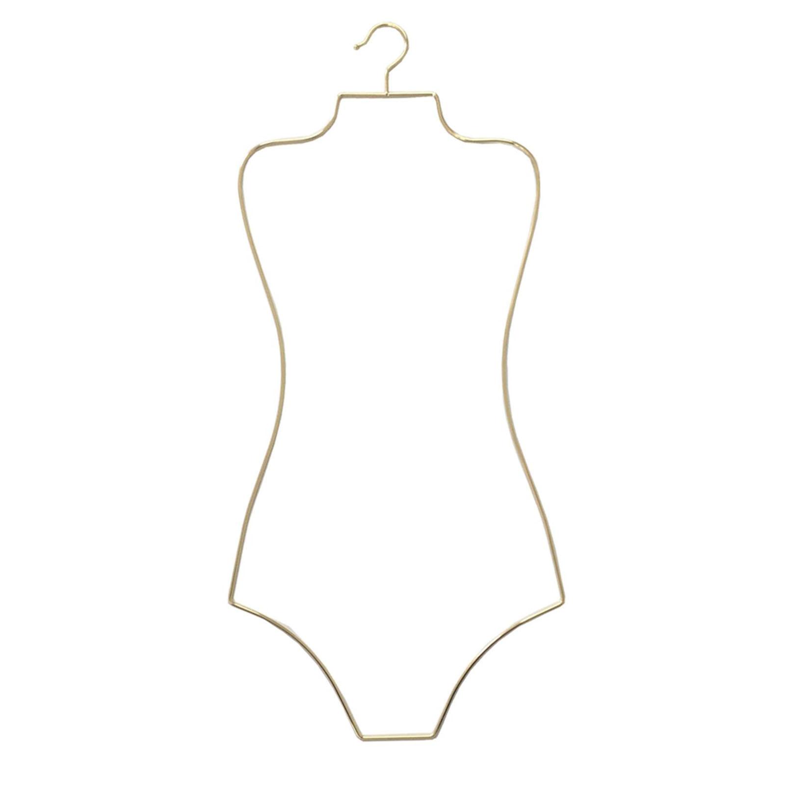 Bikini Hanger Bikini Swimwear Hanging Rack for Home Bedroom Closet Golden