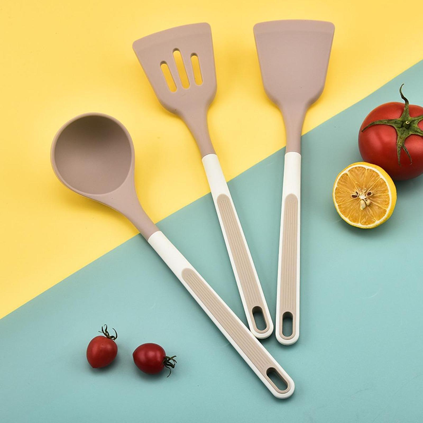 Kitchen Utensils Multifunctional with Hanging Hole Gadgets Tools Long Handle Leaky shovel