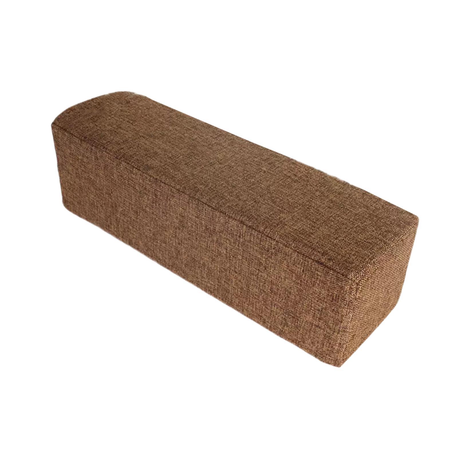 Couch Arm Rest Pillow Dark Brown