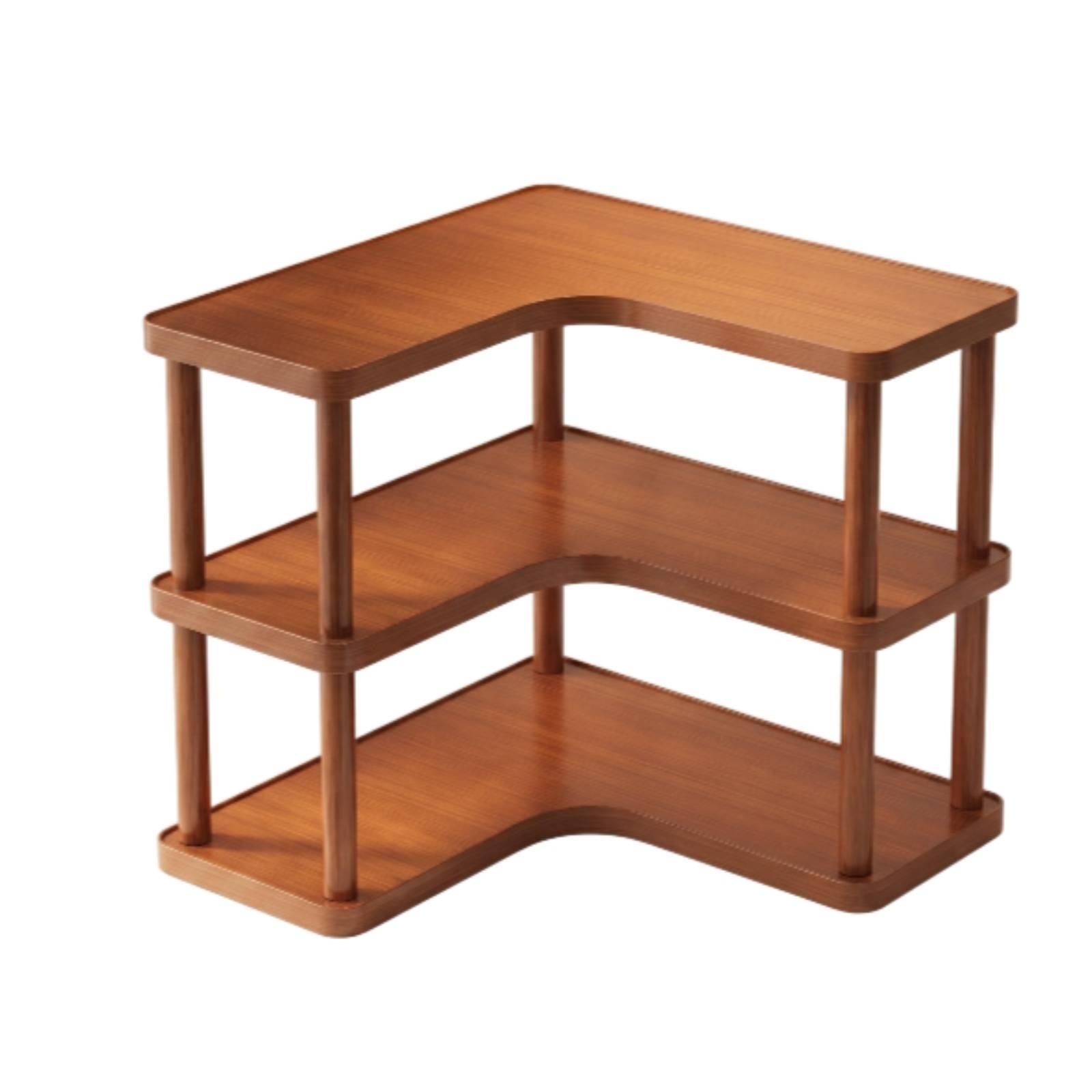 Bamboo Corner Desk Organizer