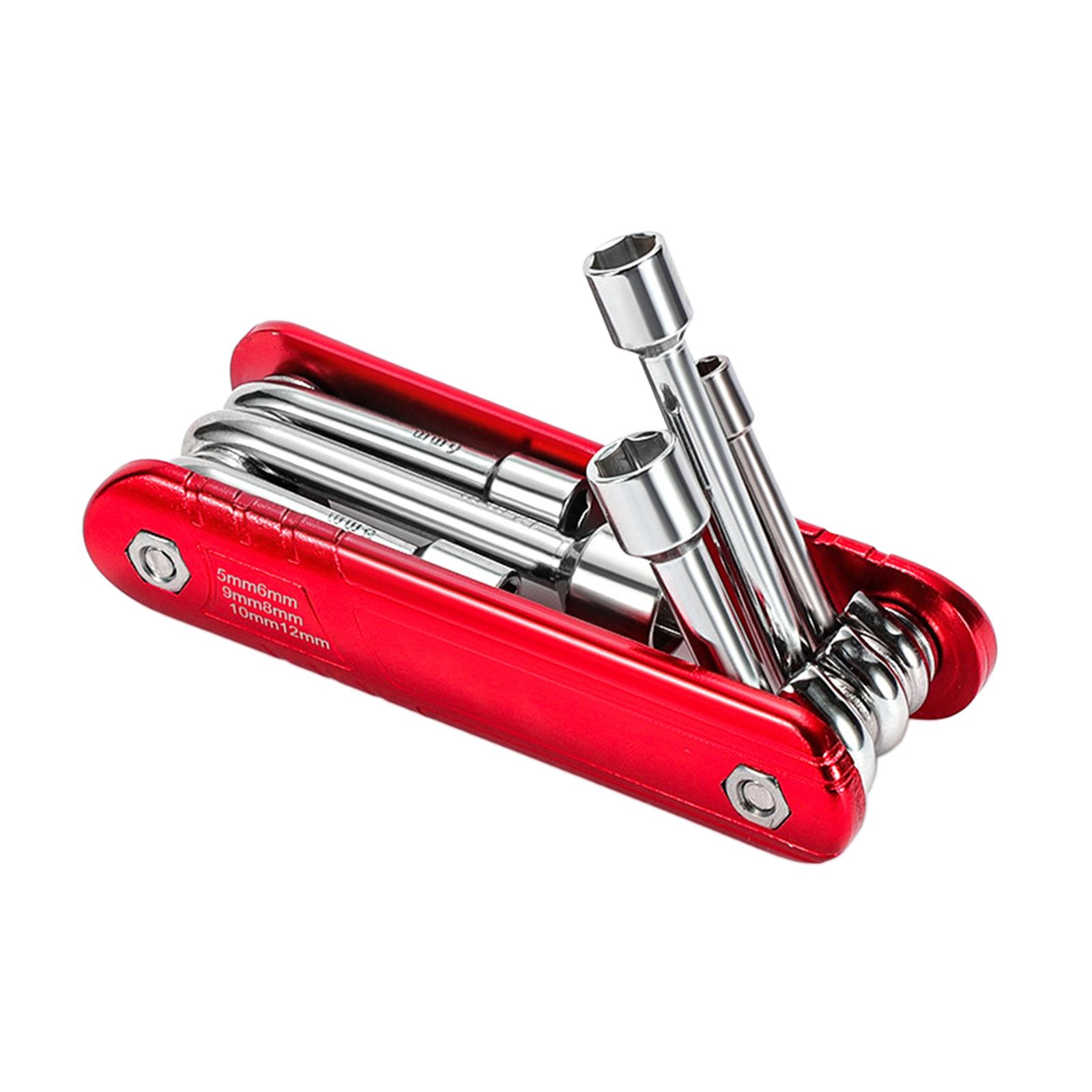 Folding Hex Socket Tool Set Compact High Strength Universal Household 6 in 1