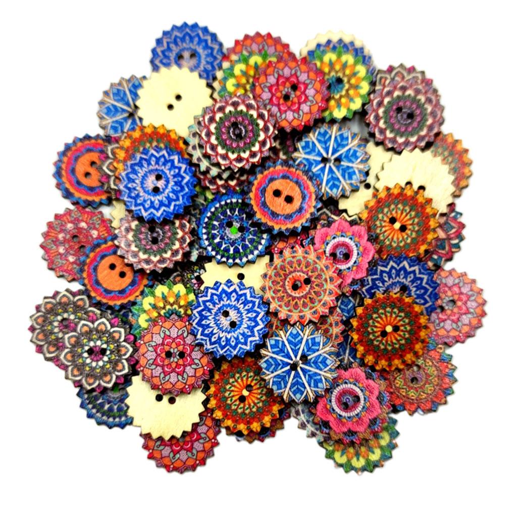 Wooden Sewing Buttons 20mm
