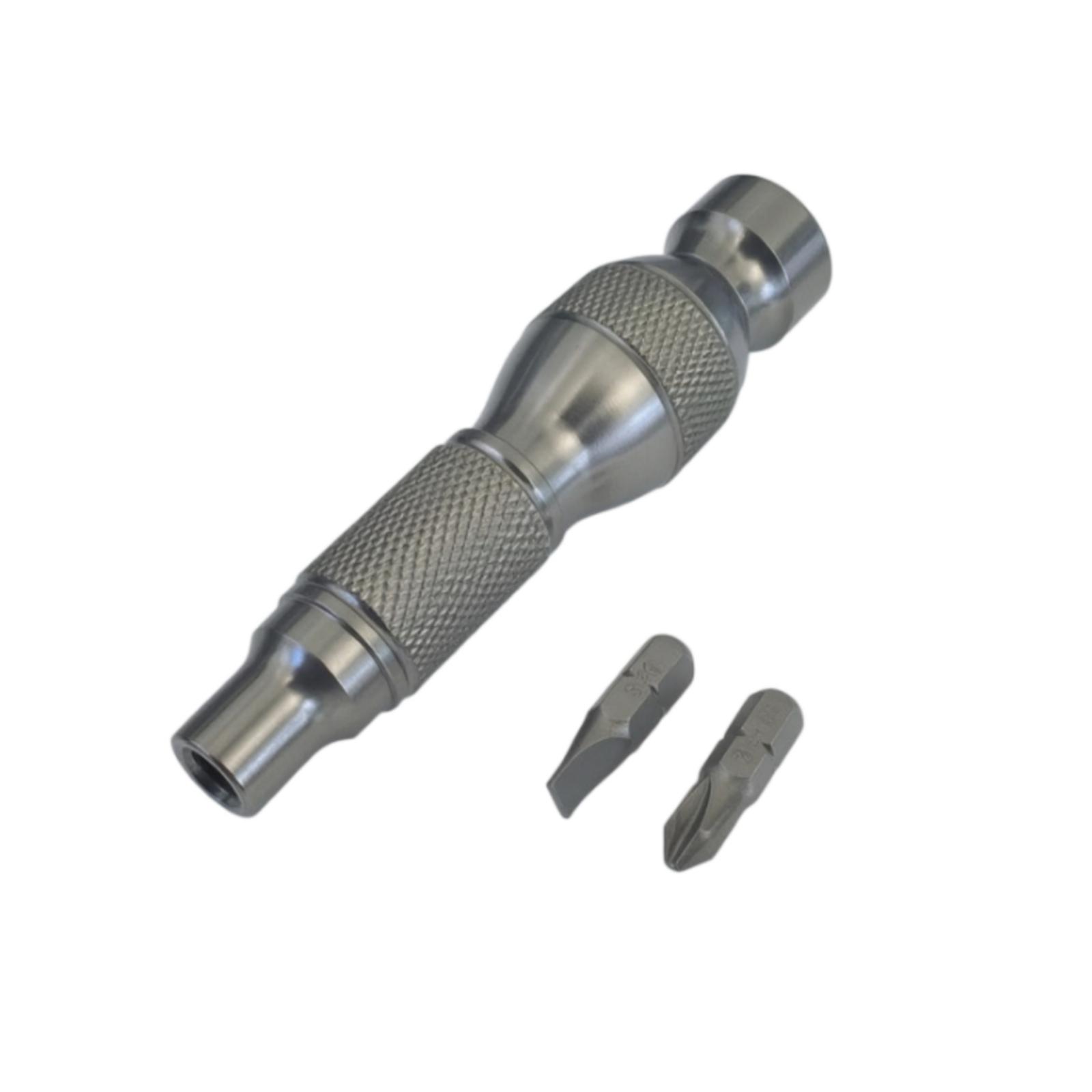 Screwdriver Handle With Bit Holder