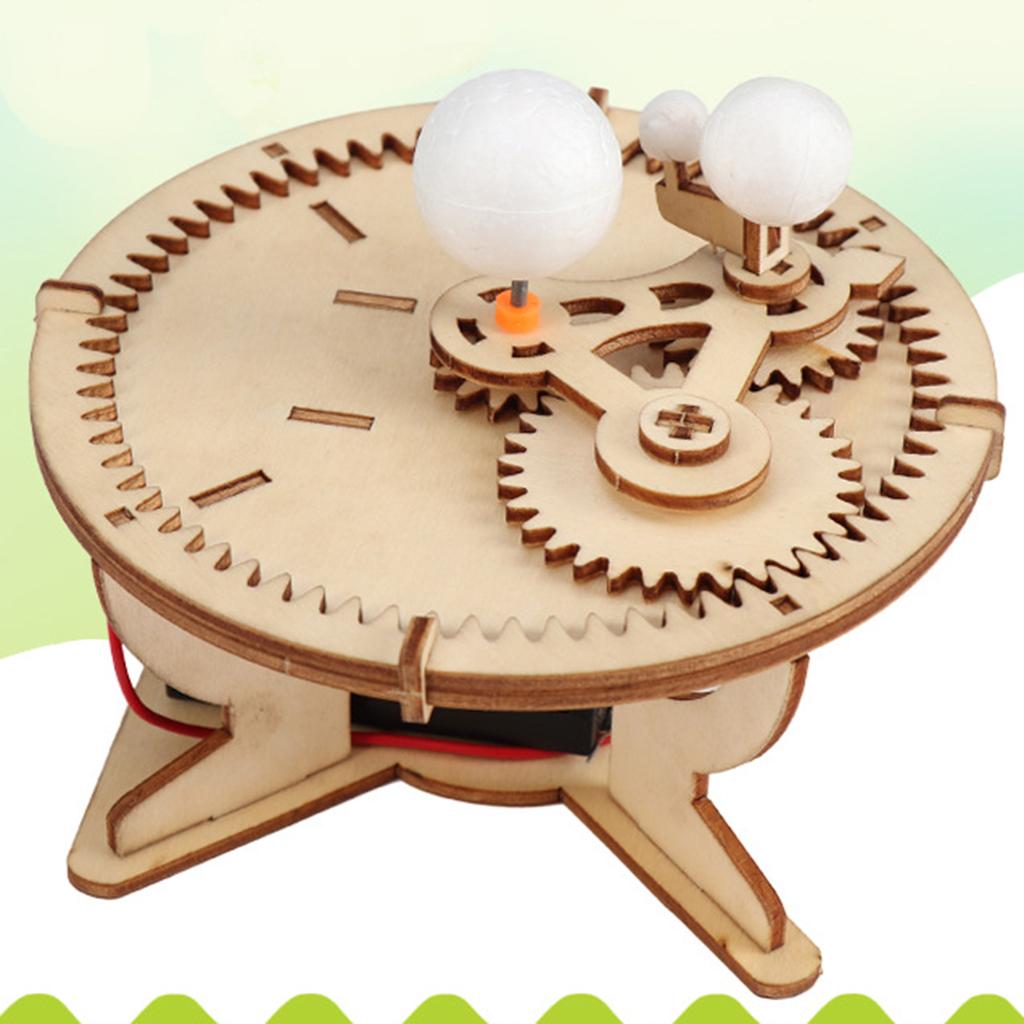 Kids DIY Model Kit Sun Earth Moon Orbital Educational Scale Science Project