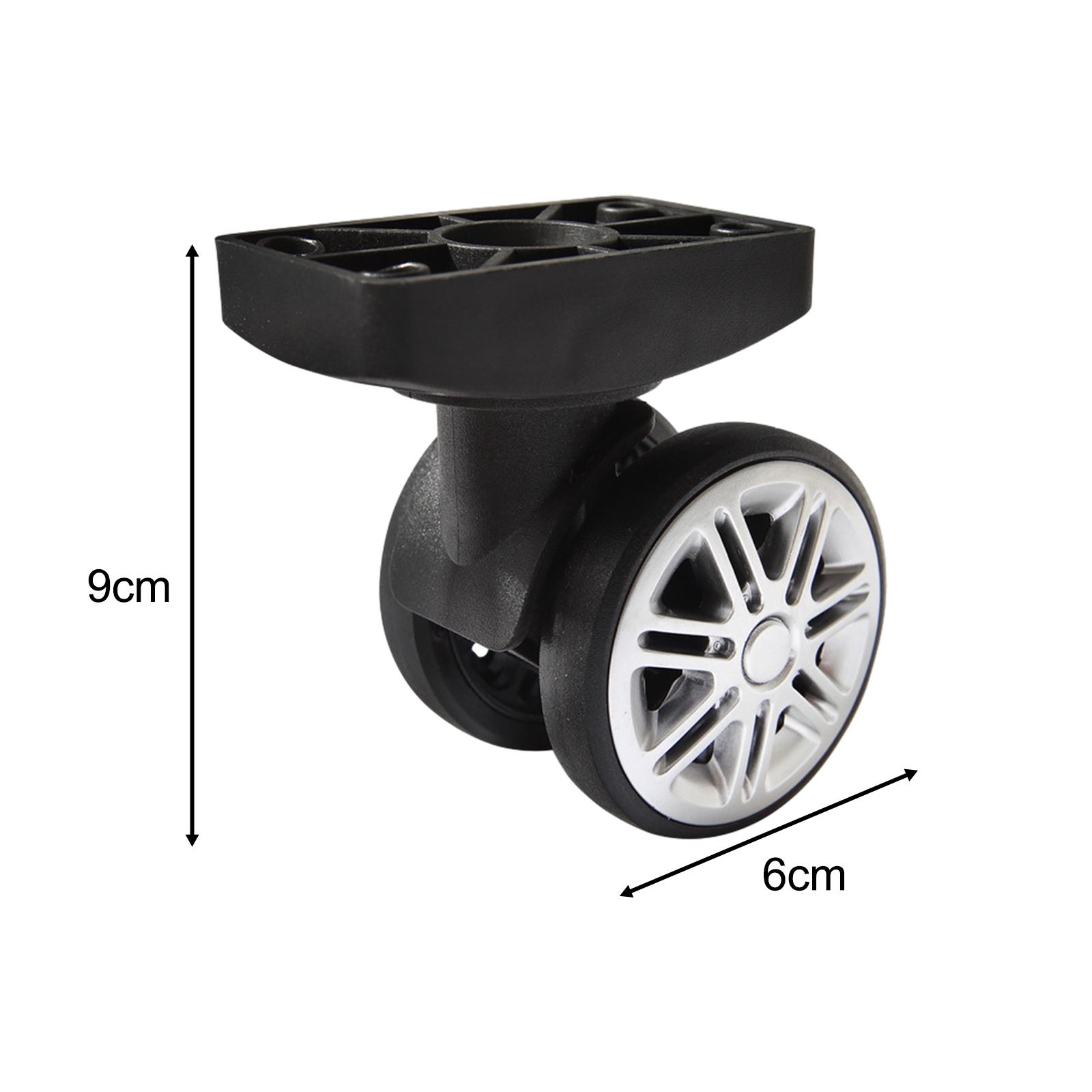 4Pcs Luggage Wheels Mute Durable Trolley Suitcase Caster Wheels Repair Parts