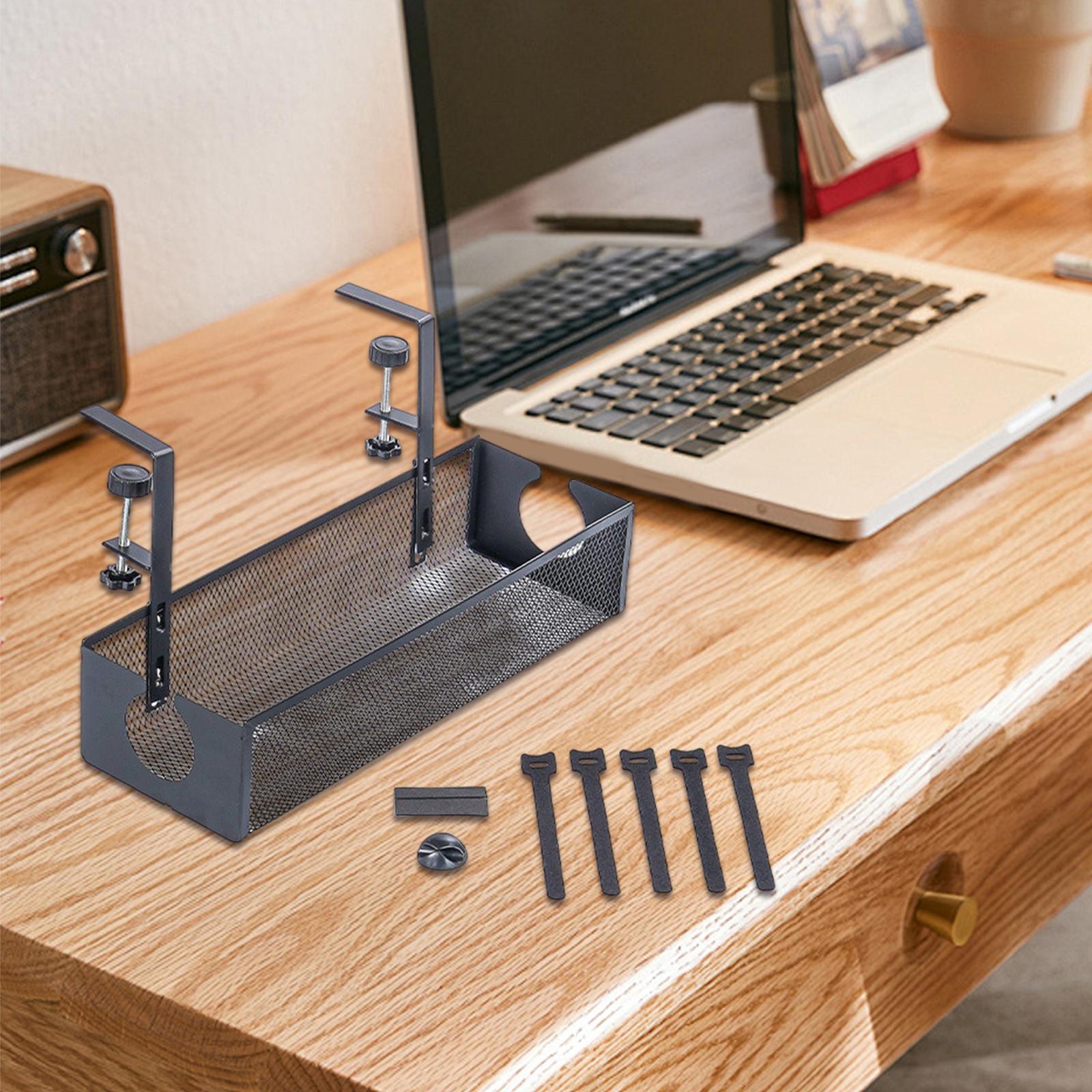 Office Under Desk Organizer Document Organizer Desk Metal Wire Management