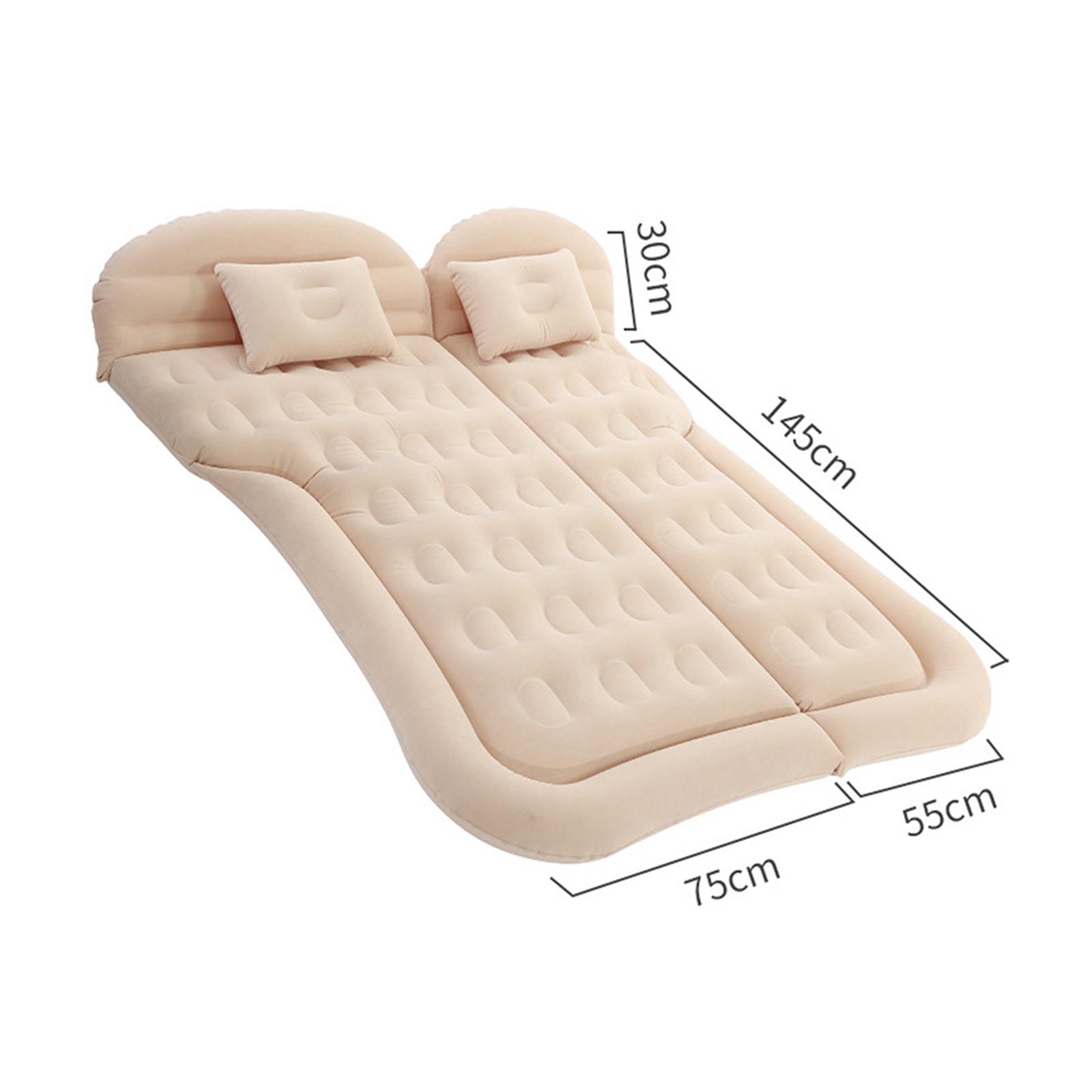SUV Inflatable Air Mattress Camping Mattress for Courtyard Balcony Versatile Beige