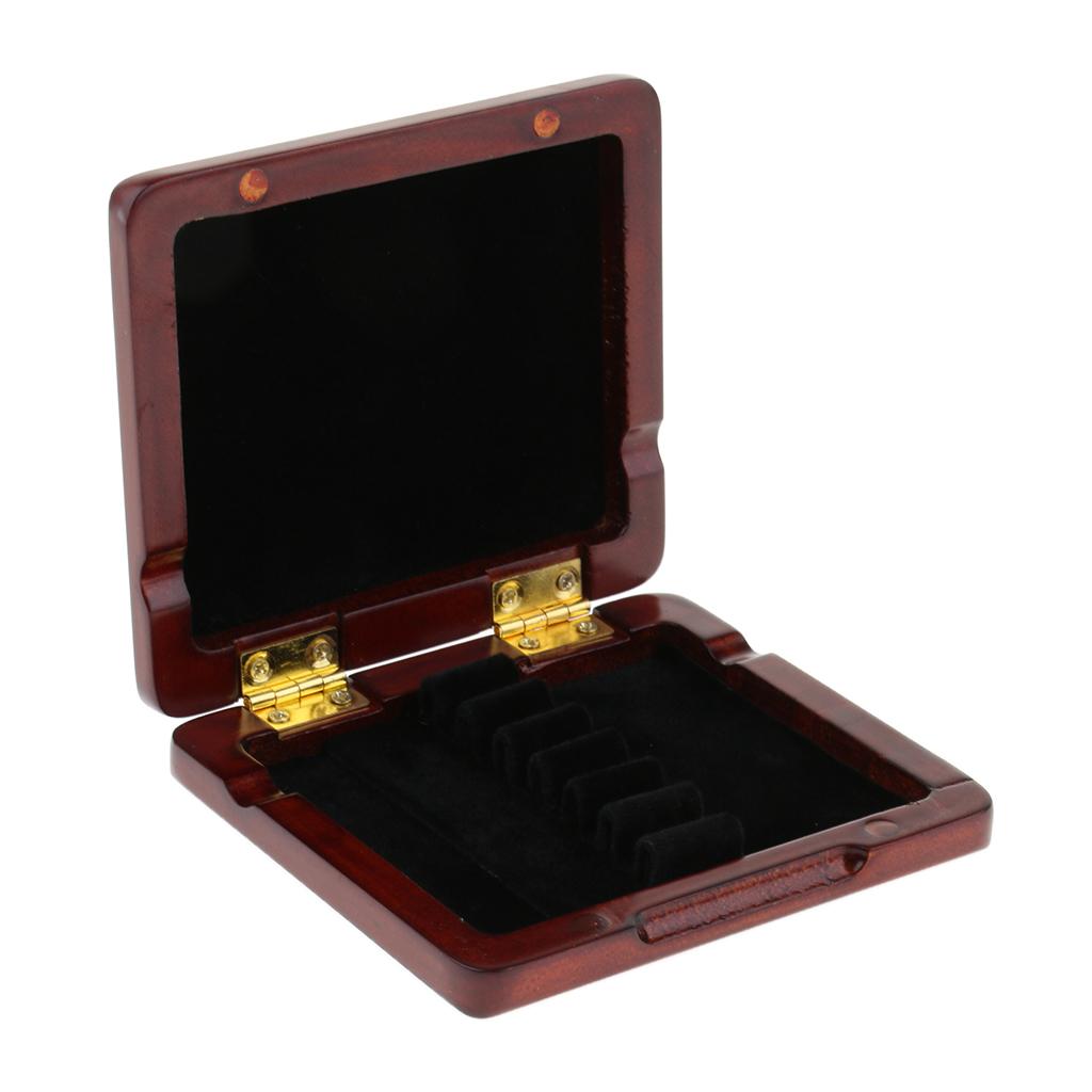 Wooden Oboe Reed Case Box for Red and Wood 6pcs Oboe Reed Holder Strong