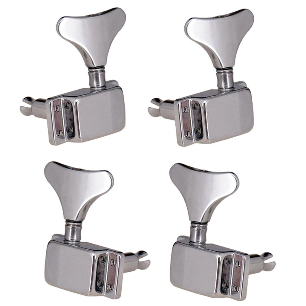 Bass Tuning Pegs Set Silver