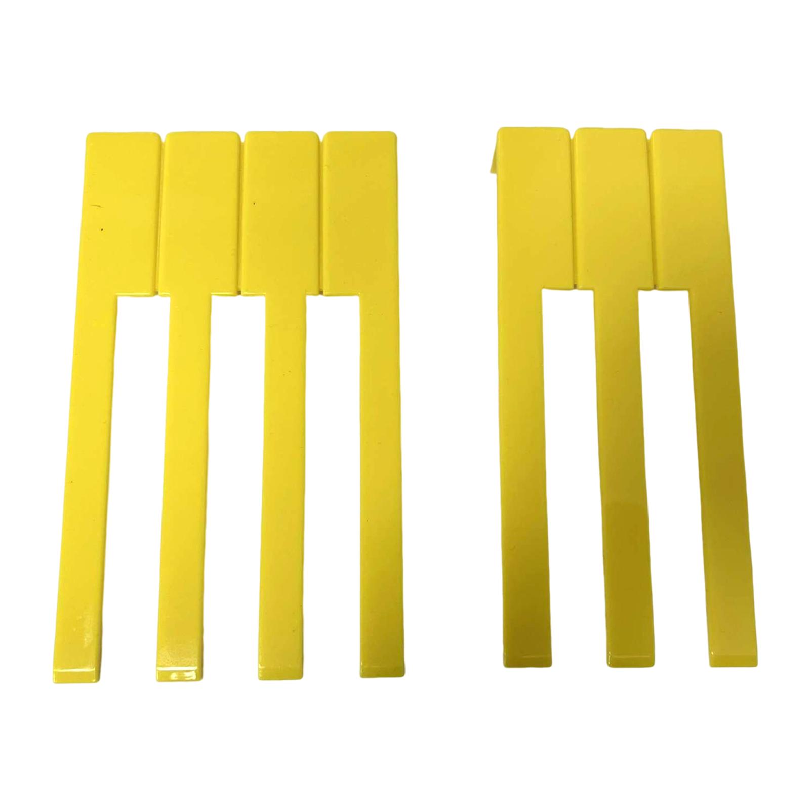 key Tops Repair PVC Accessories Replacement Keyboard Instruments Yellow
