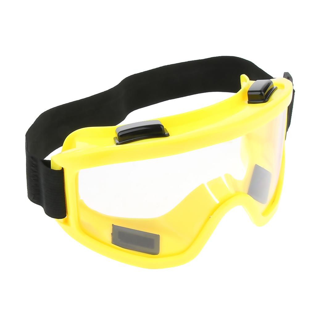 Safety Goggles Eye Protection Lab Indoor Workplace Protective Glasses Yellow