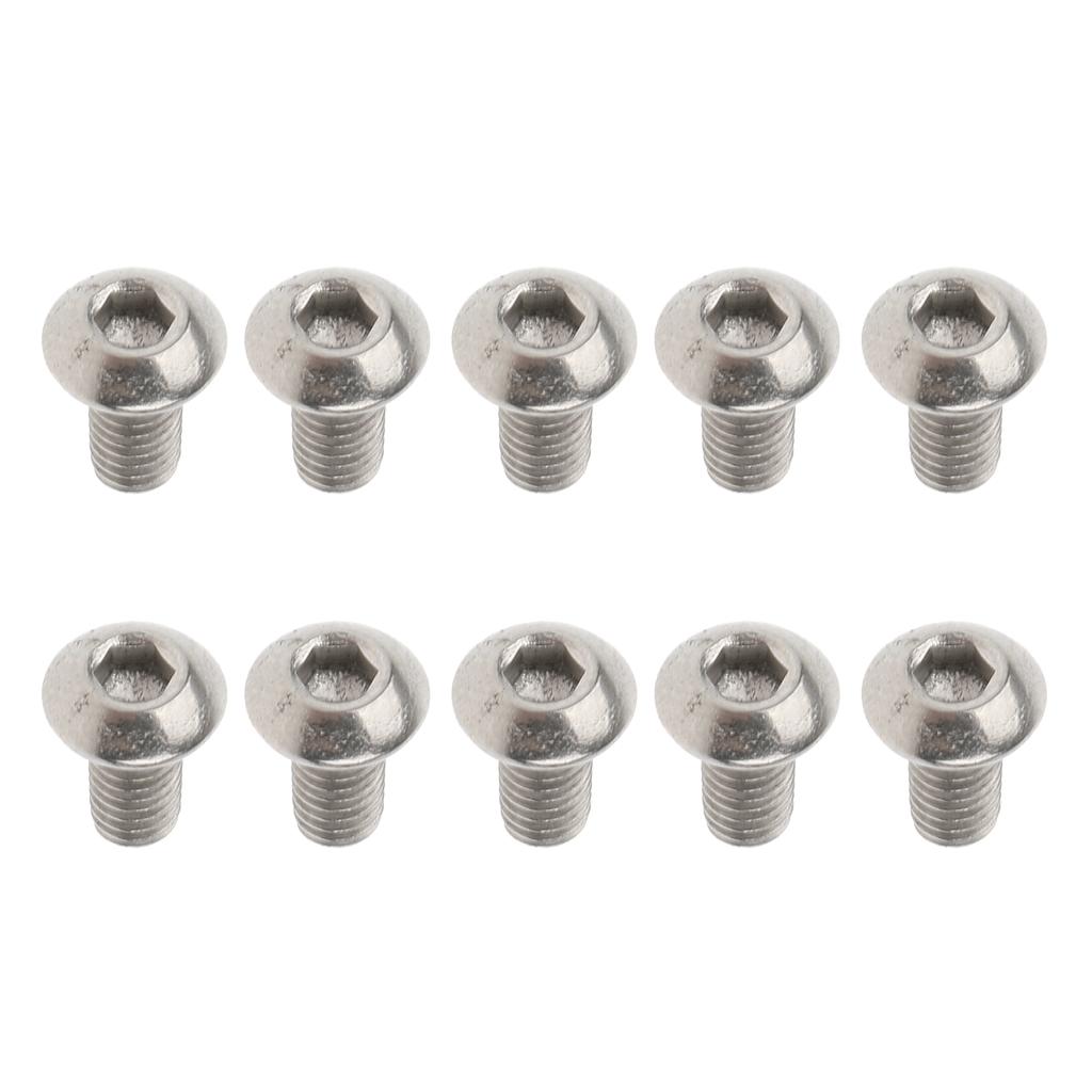 10 Pieces GR1 Titanium Alloy Hexagon Button Head Cap Bolts