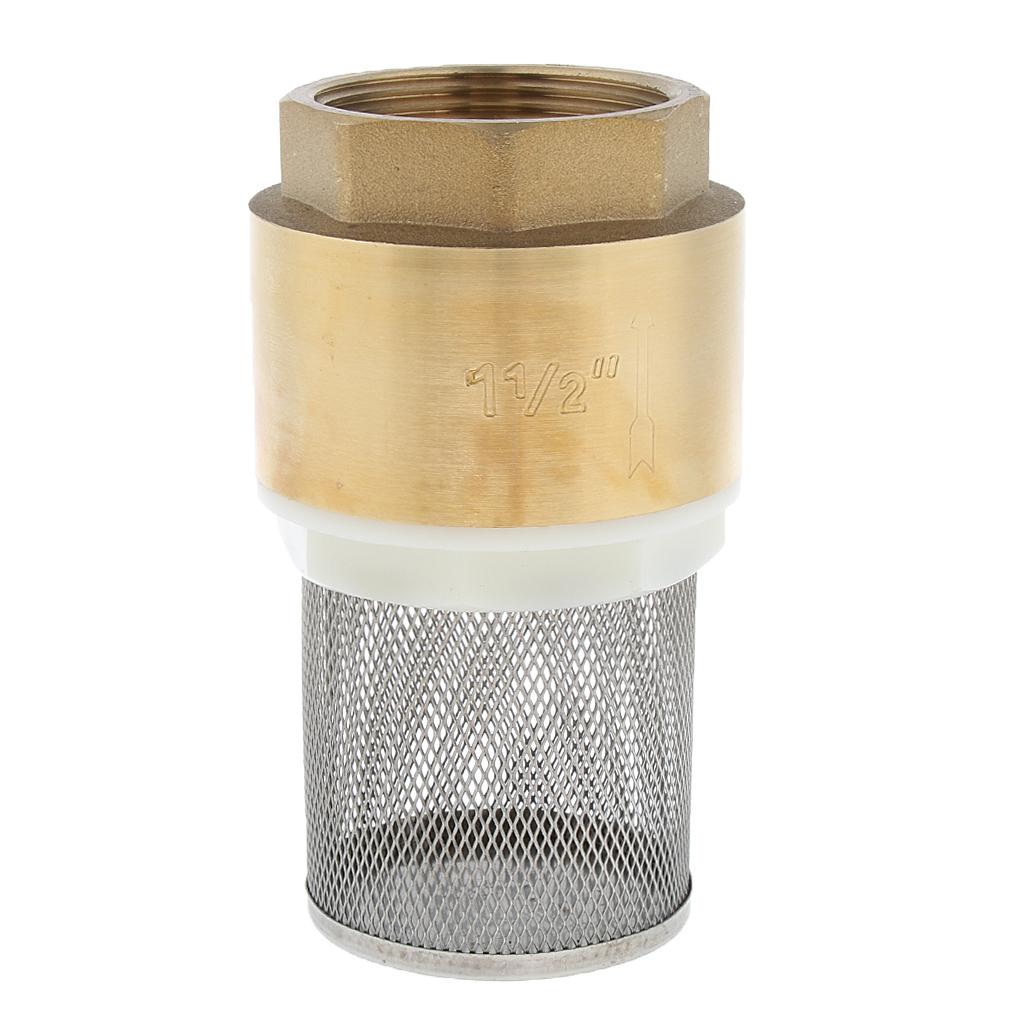 Brass Foot Valve with Strainer