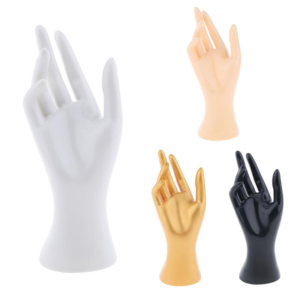 Female Mannequin Hand for Jewelry Bracelet Ring Watch Display Holder White