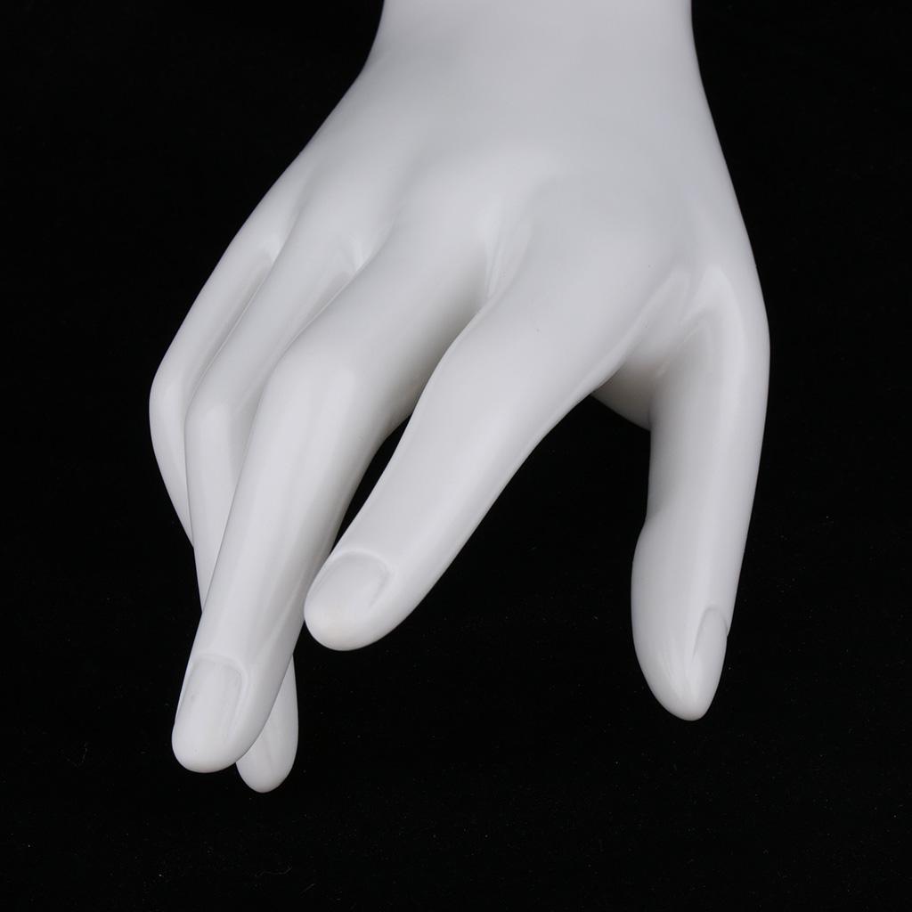 4xFemale Mannequin Hand for Jewelry Bracelet Ring Watch Display White