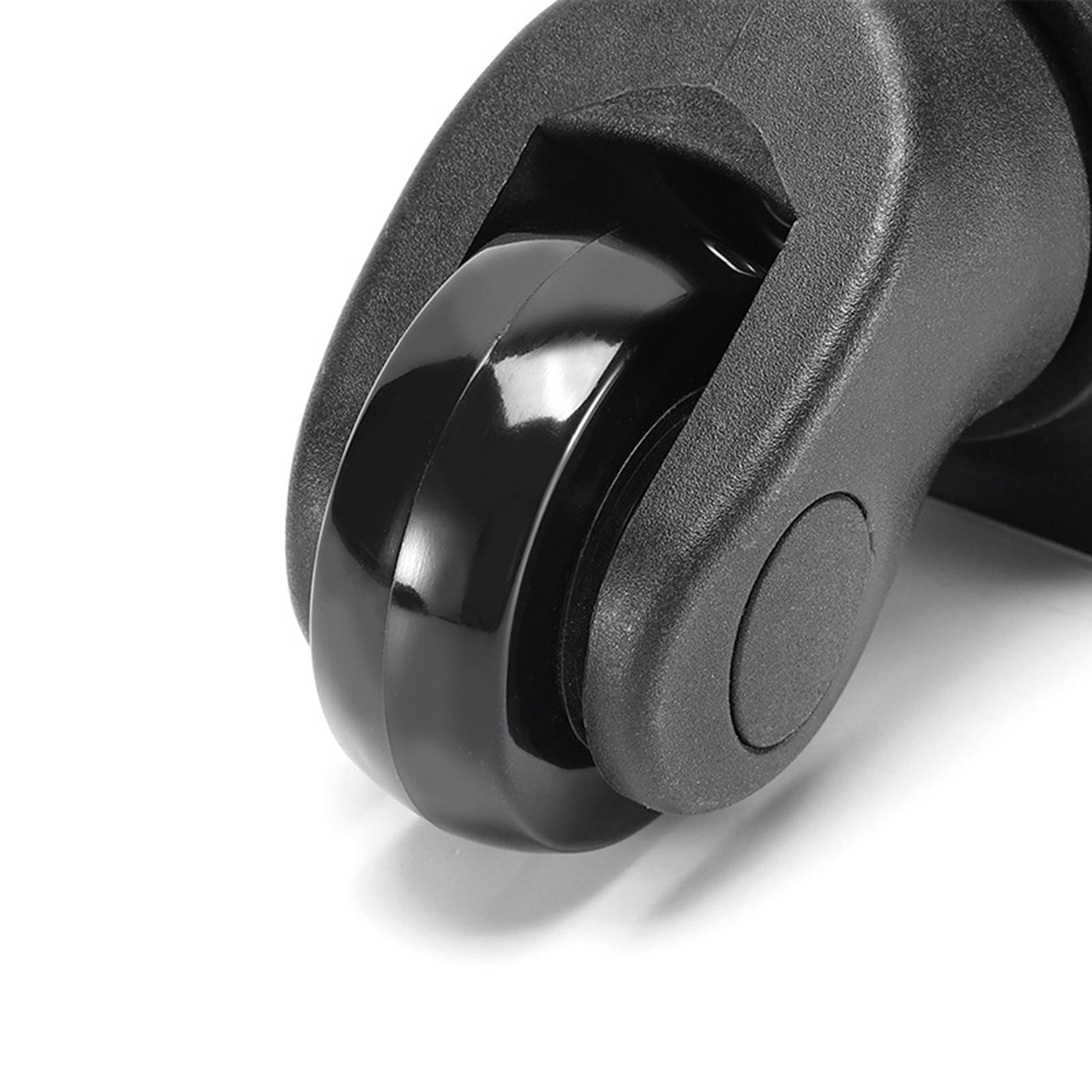 Luggage Wheels Replacement Travel Bag Wheels Black Smooth Travel Case Caster