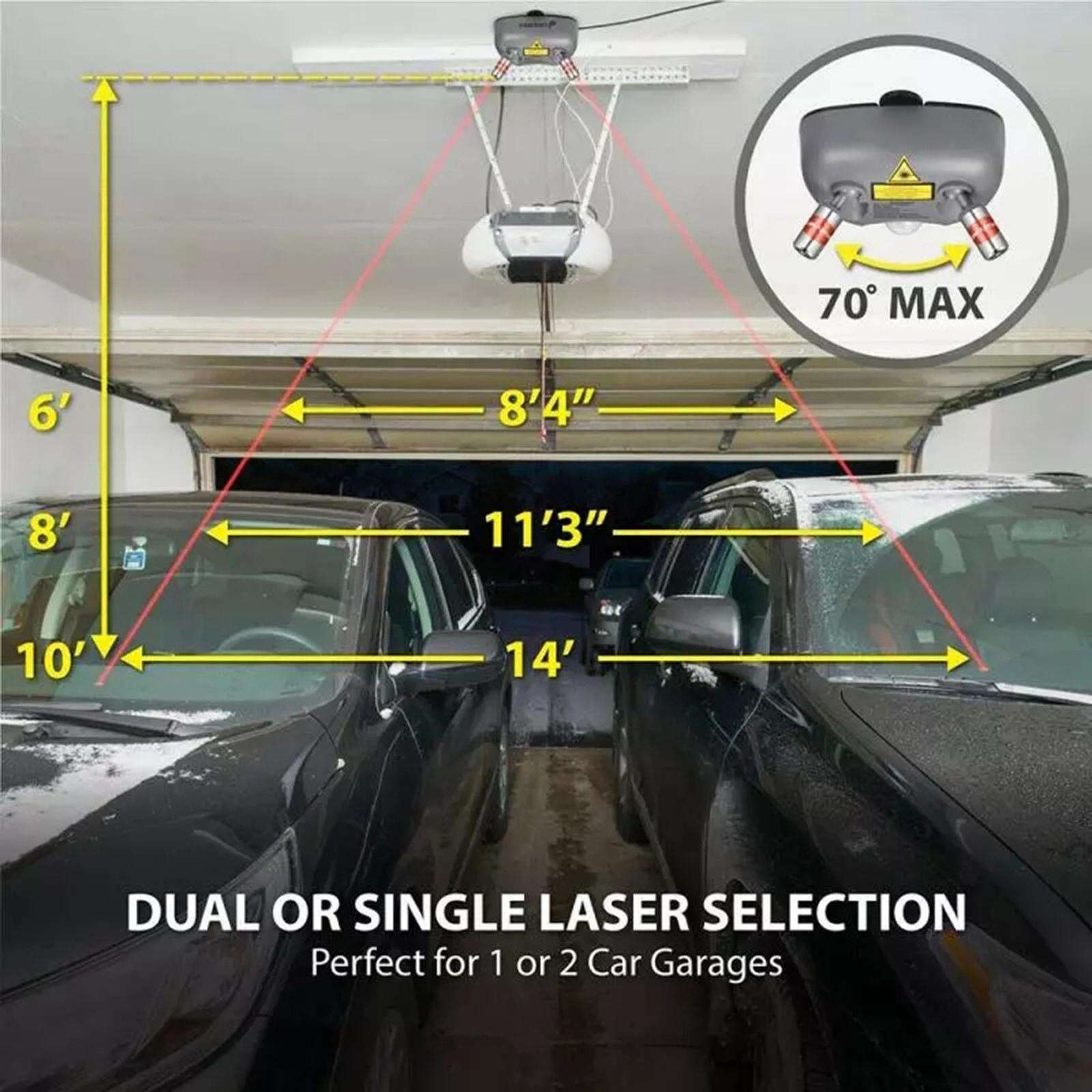 Upgrade Park Right Dual Laser Garage Parking Assist for Car SUV Safety Aid